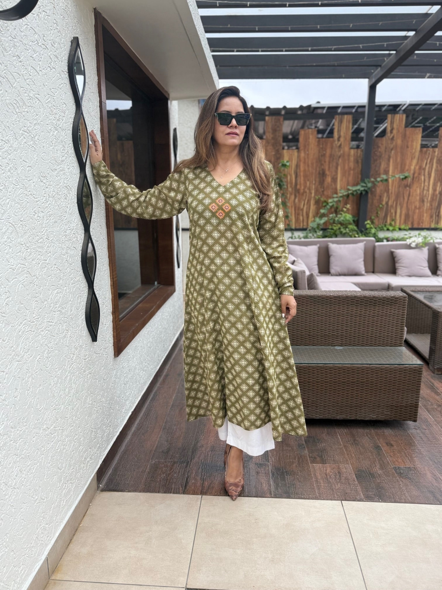Oorja Cotton Anarkali