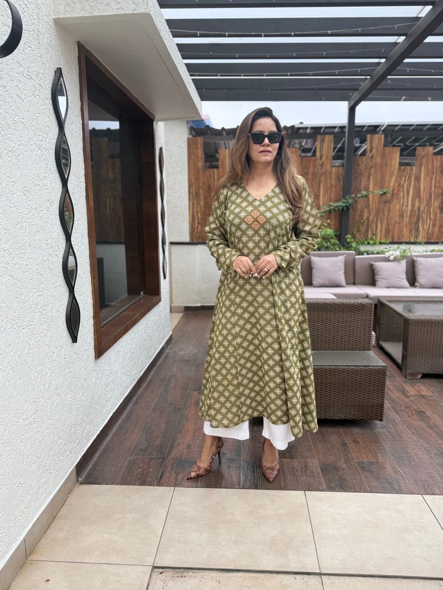 Oorja Cotton Anarkali