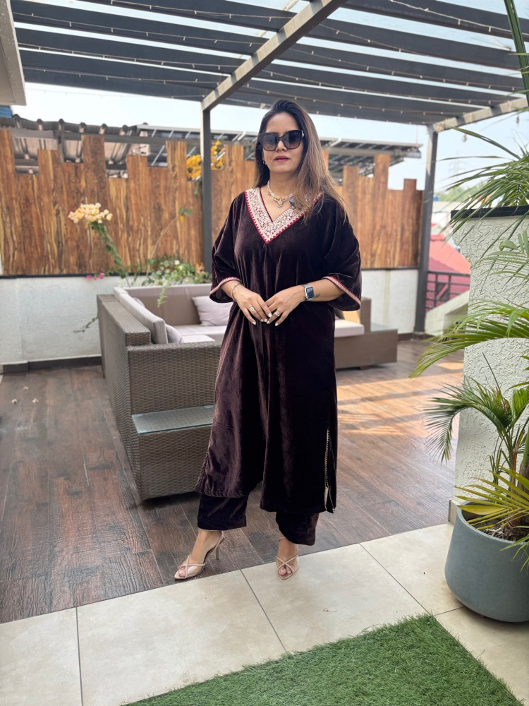 Image of Tara Velvet Suit