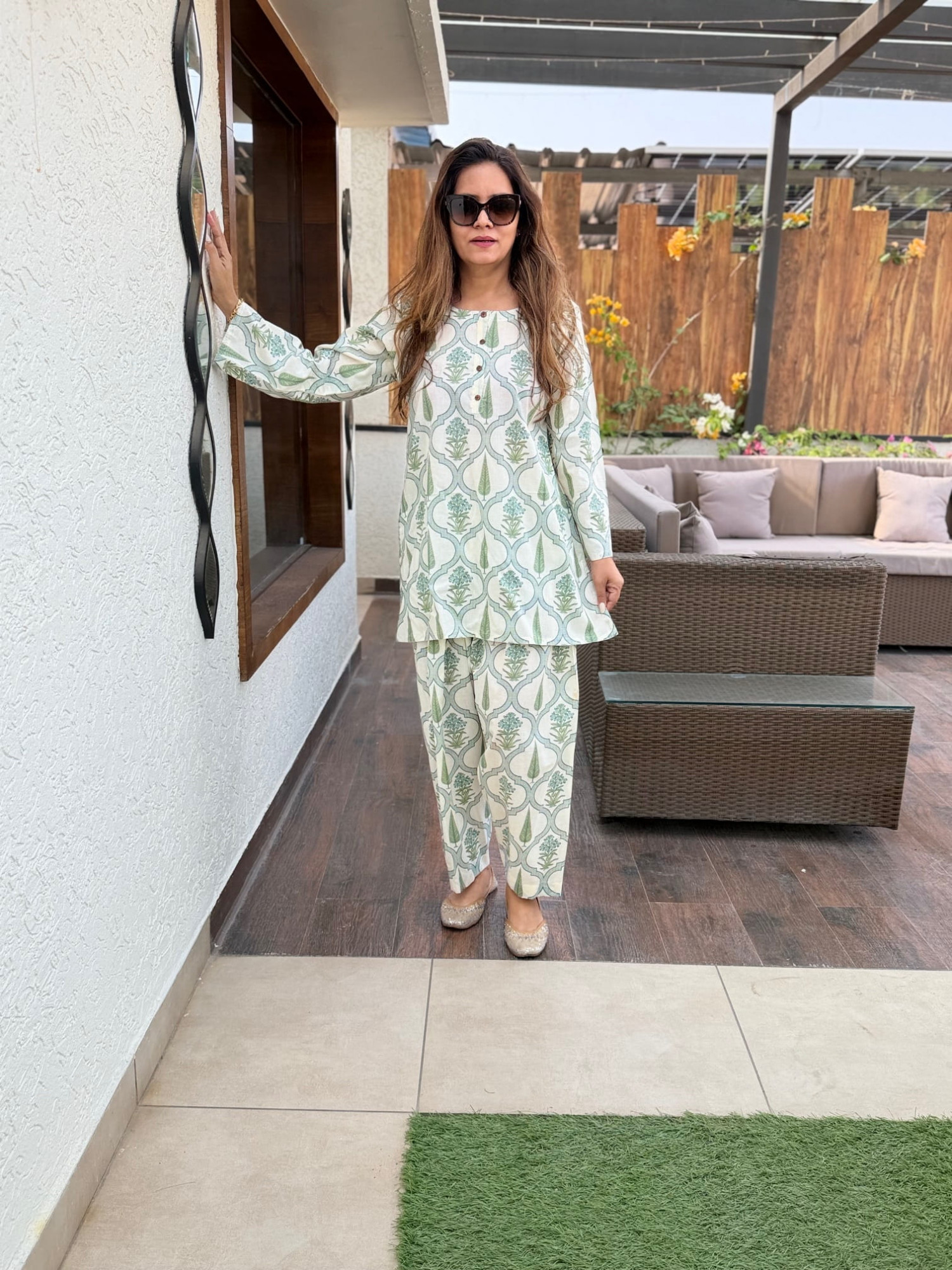 Alka Cotton Co-ord Set