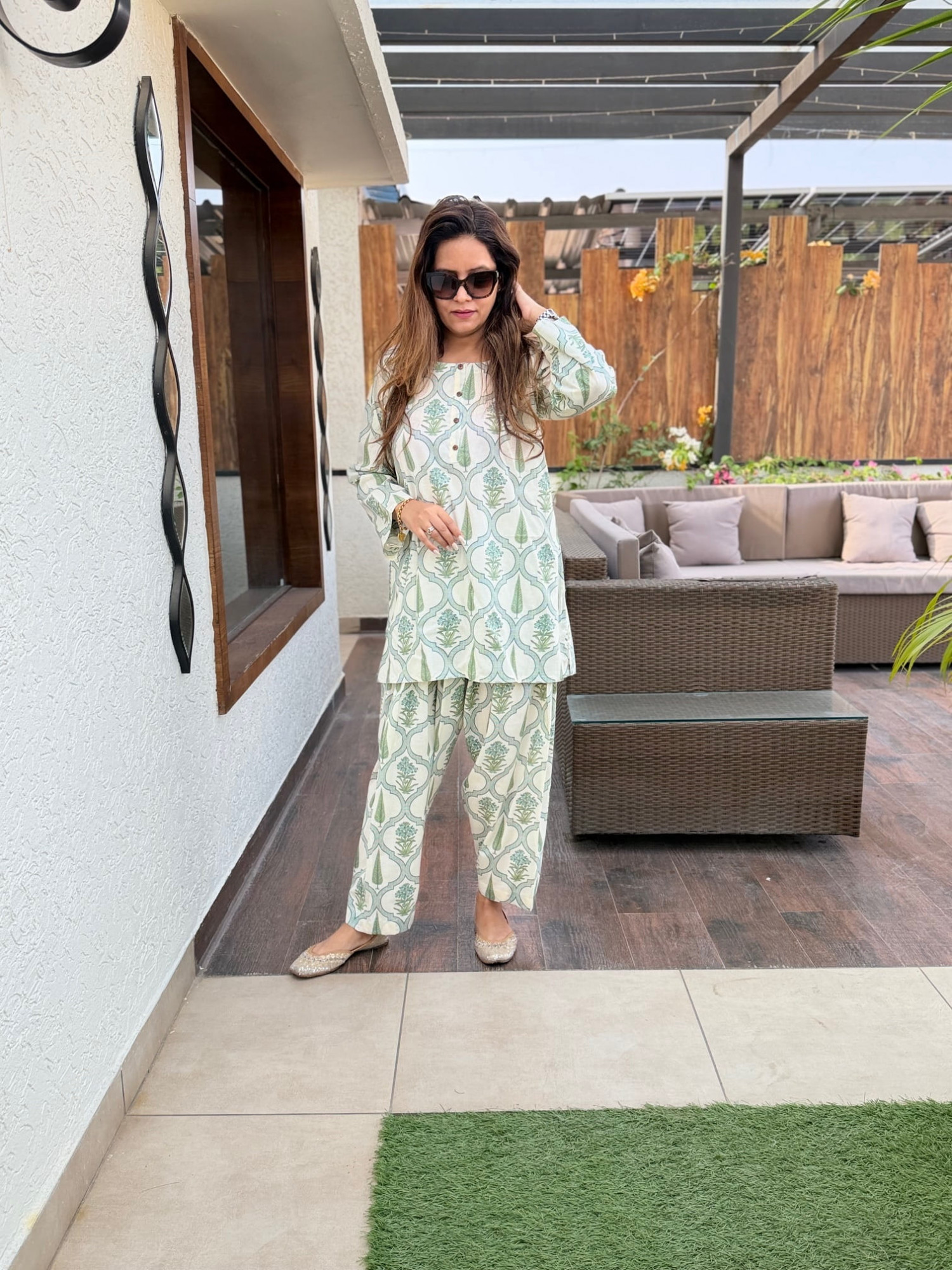 Alka Cotton Co-ord Set