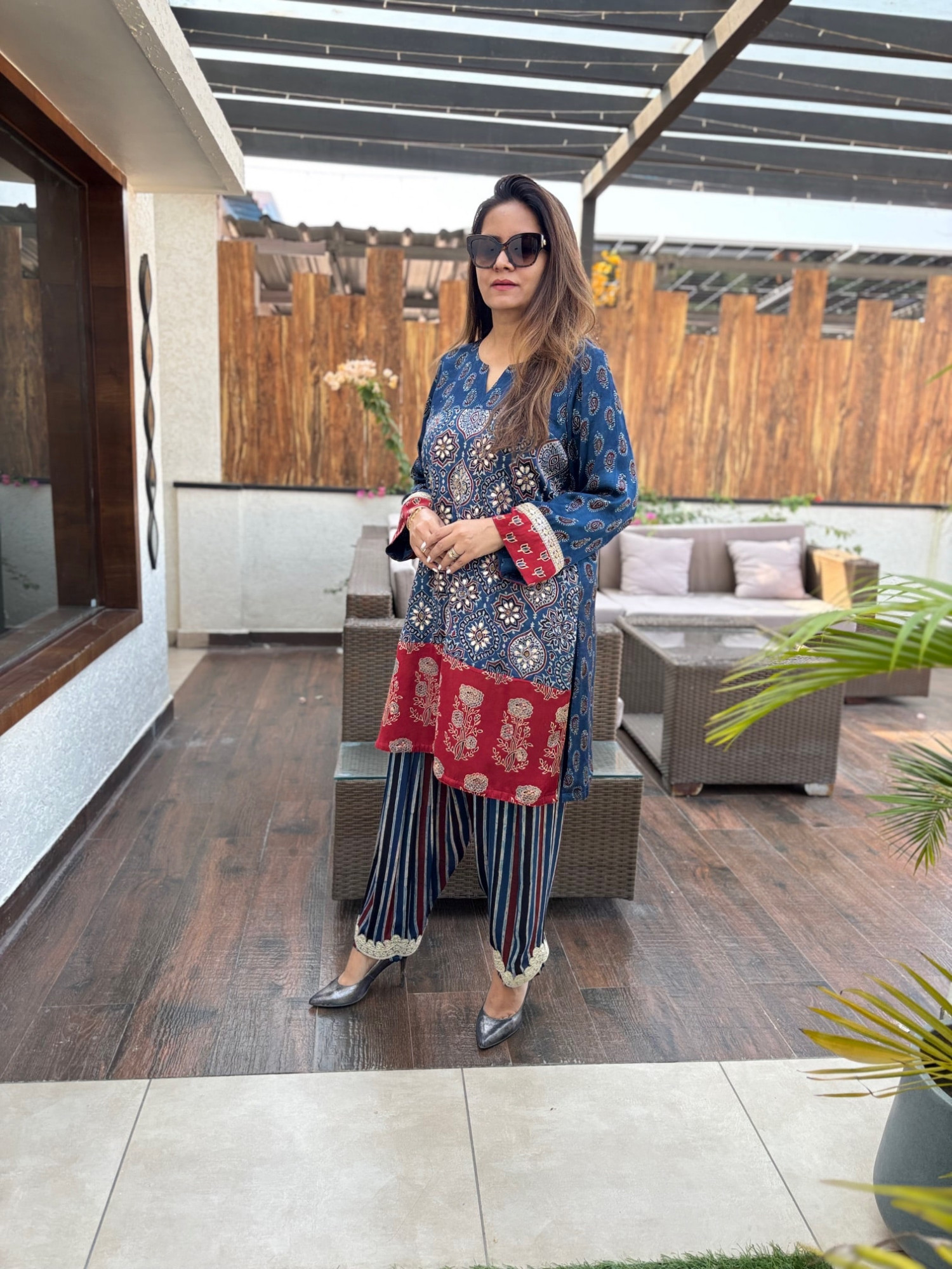 Neerja Modal Silk Suit