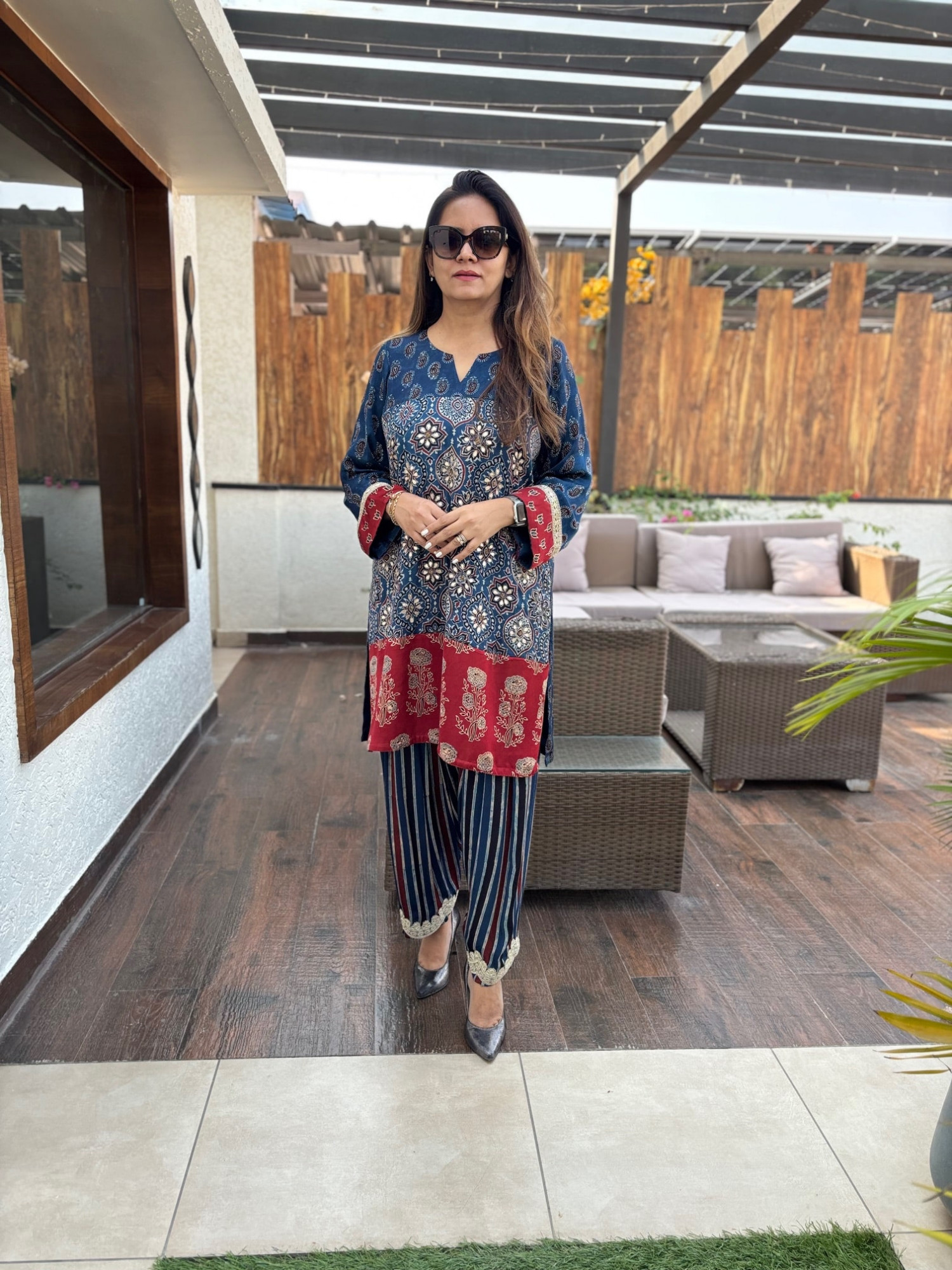 Neerja Modal Silk Suit