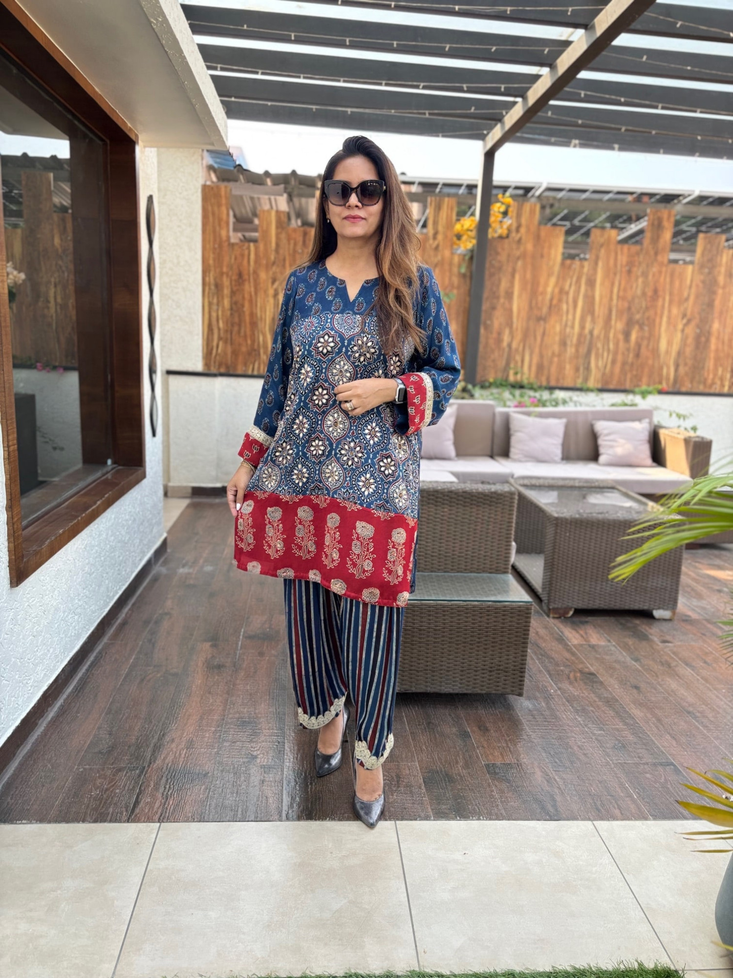 Neerja Modal Silk Suit