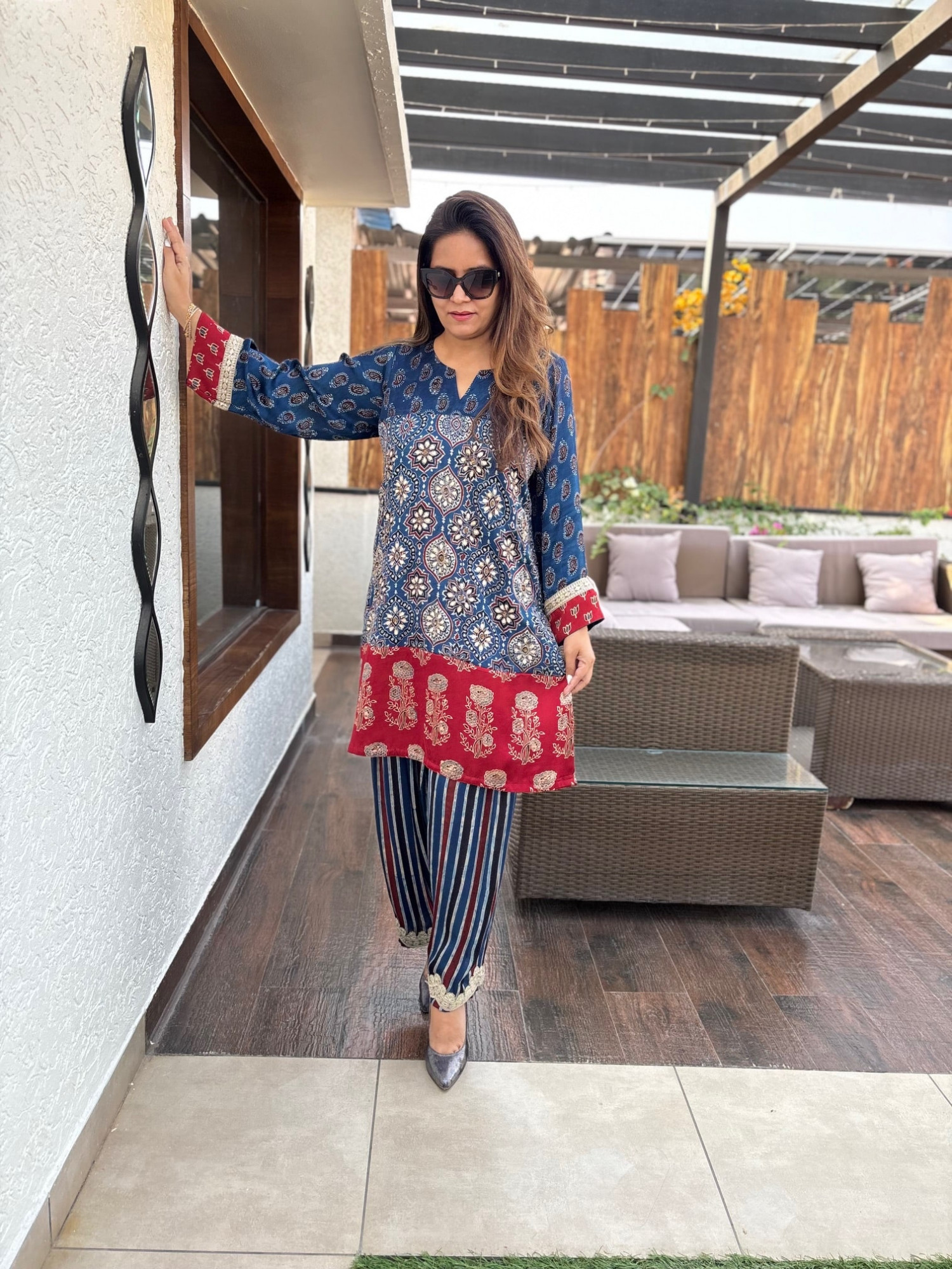 Neerja Modal Silk Suit