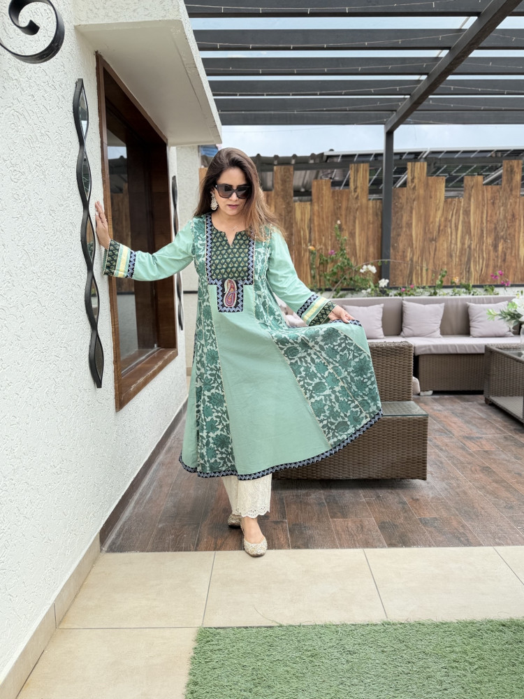 Image of Ambika Cotton Anarkali