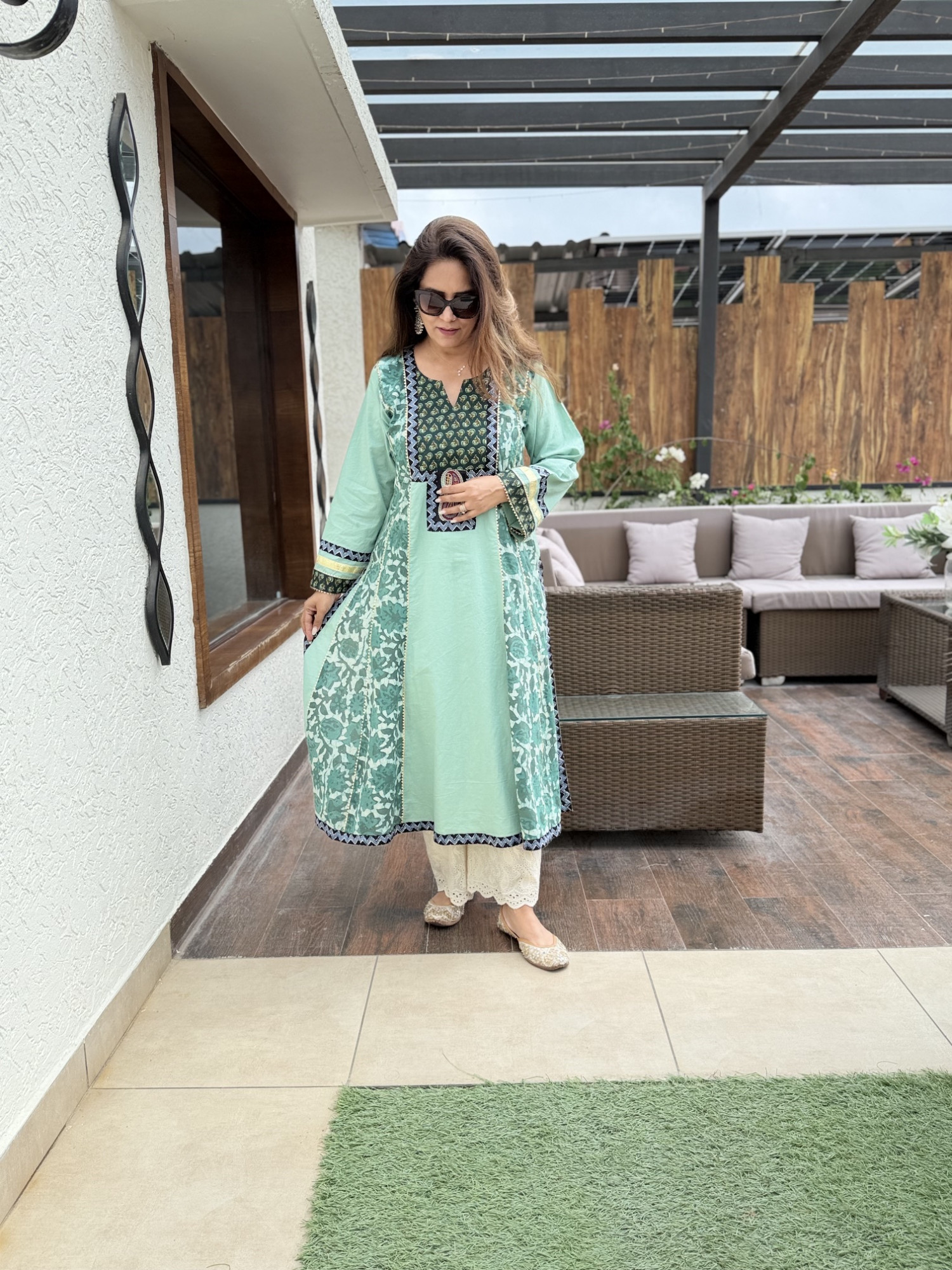 Ambika Cotton Anarkali