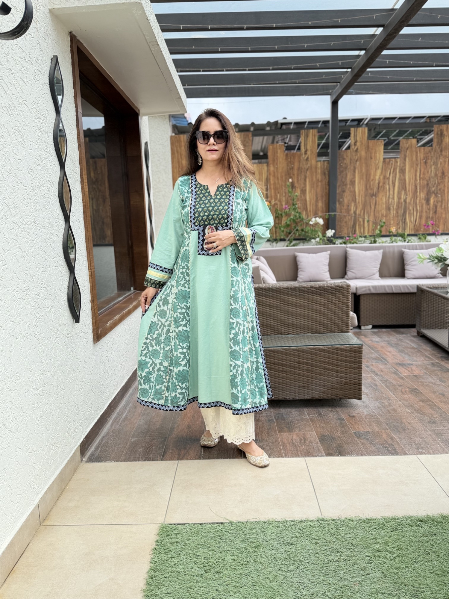 Ambika Cotton Anarkali