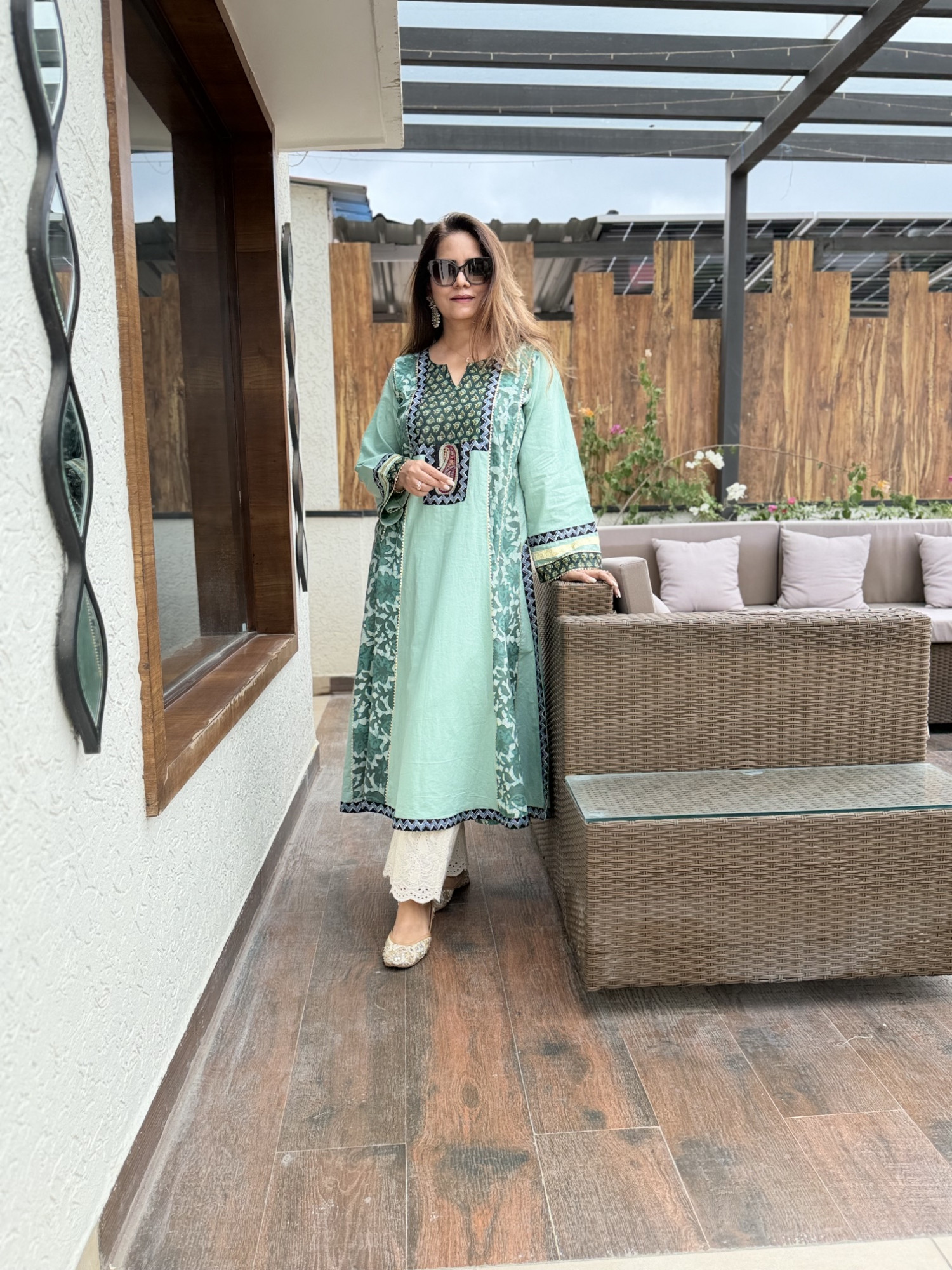 Ambika Cotton Anarkali