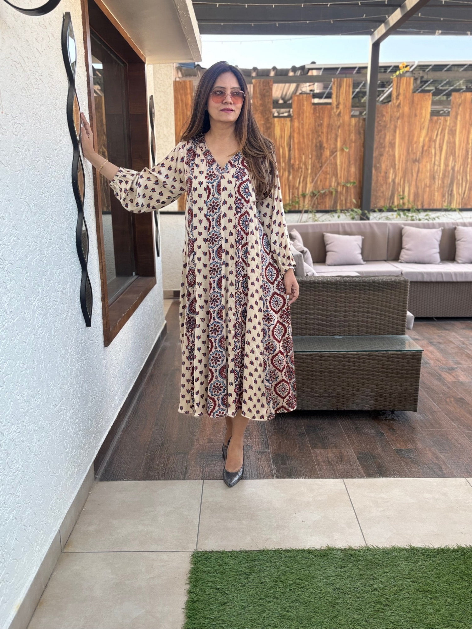 Amisha Modal Silk Dress