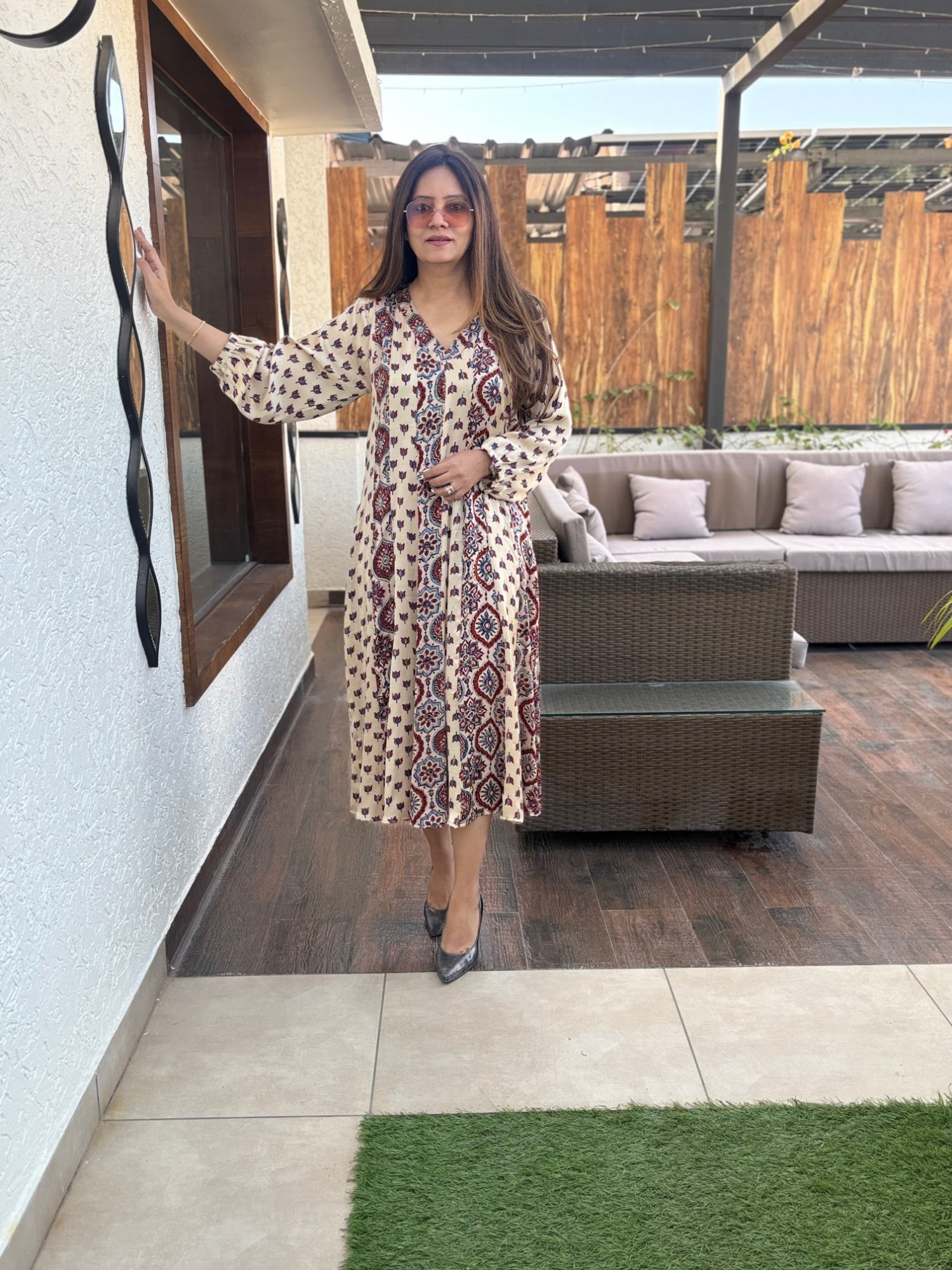 Amisha Modal Silk Dress