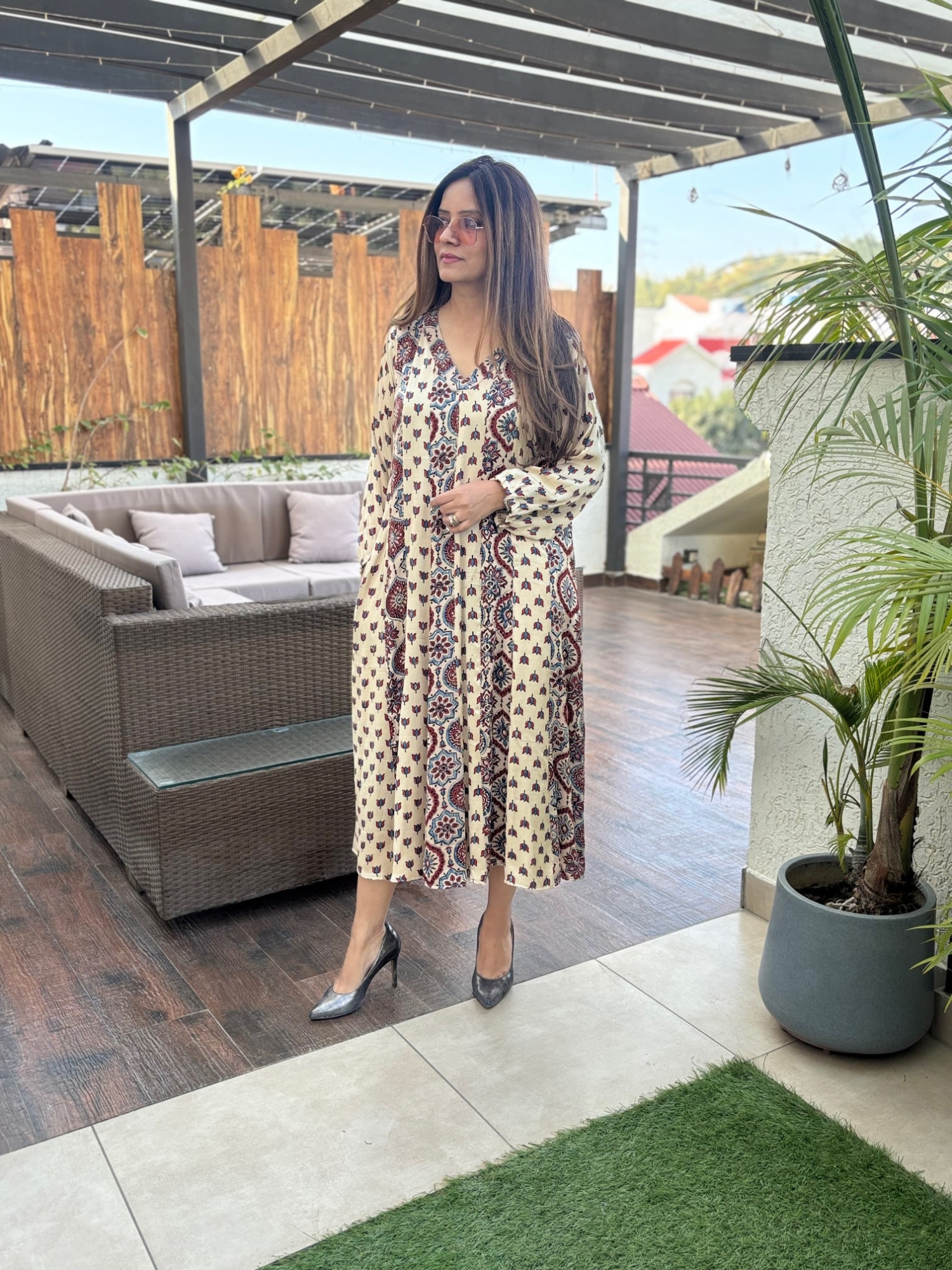 Amisha Modal Silk Dress