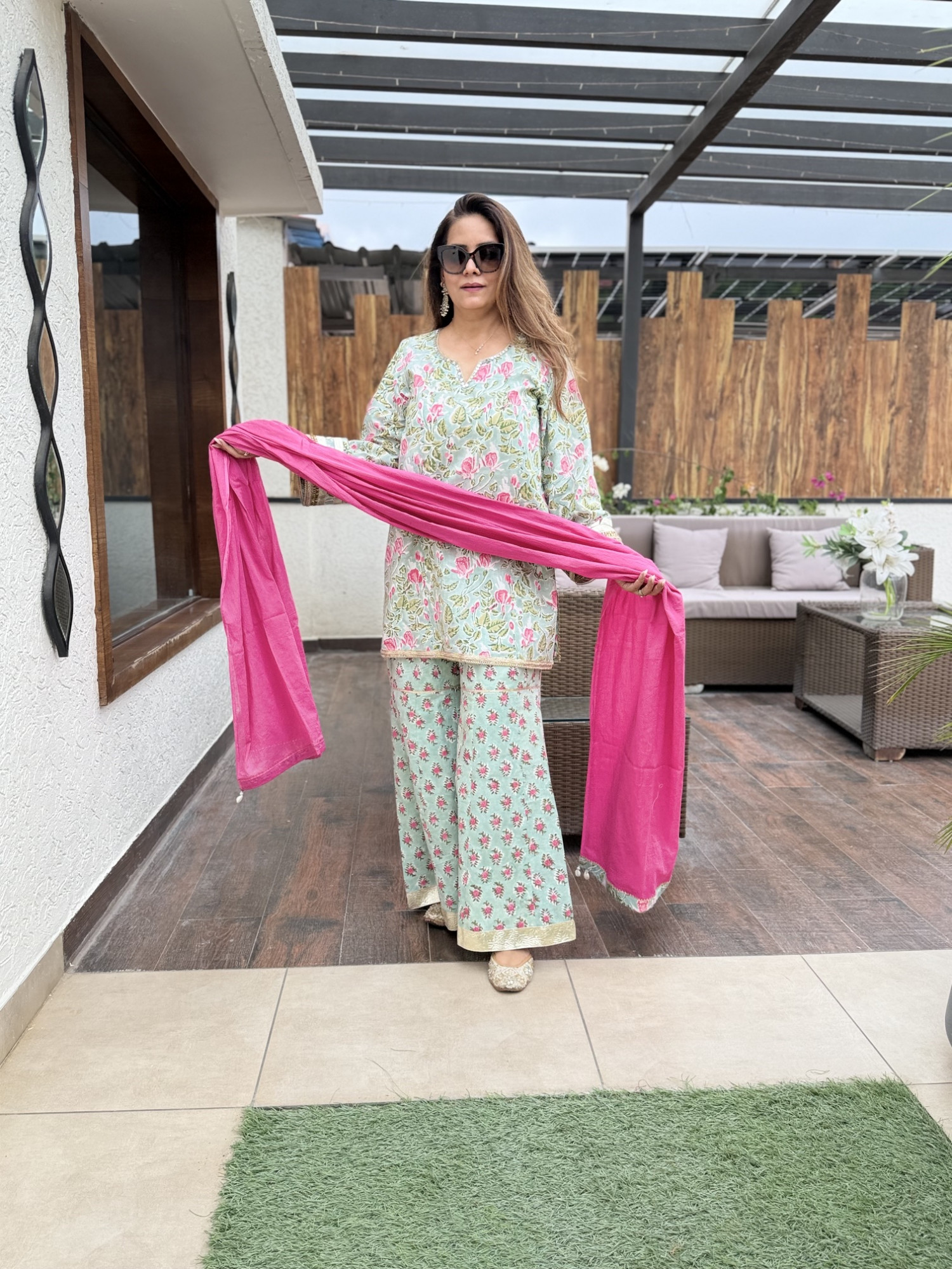 Sunhari Sharara Suit Set