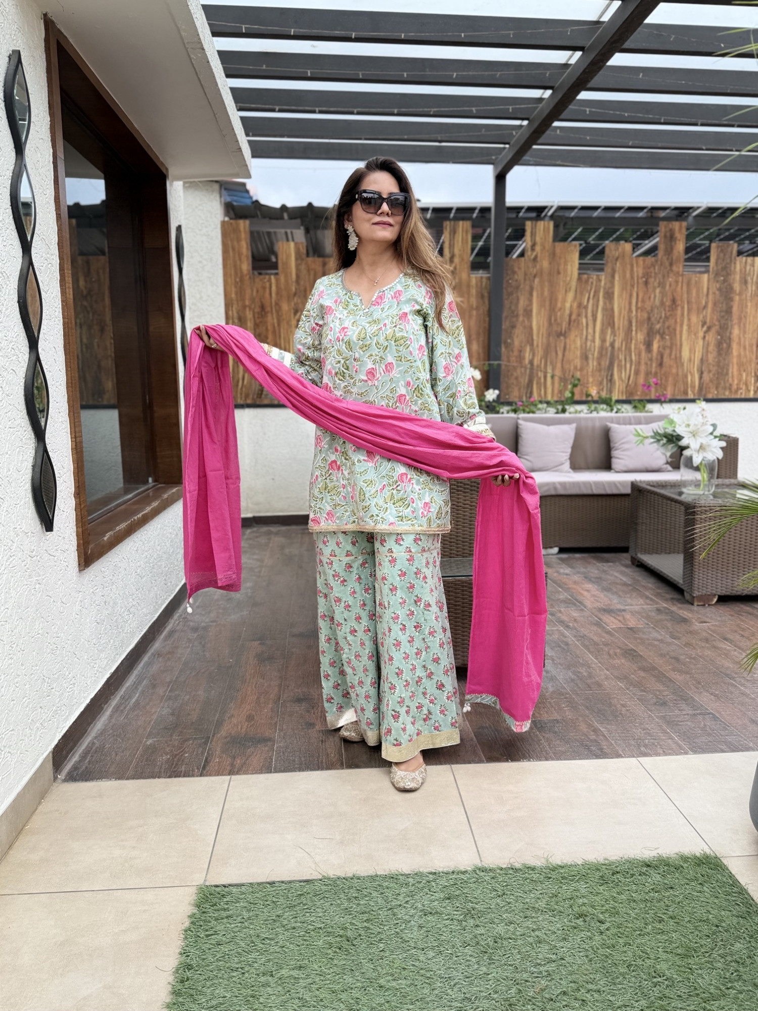 Sunhari Sharara Suit Set