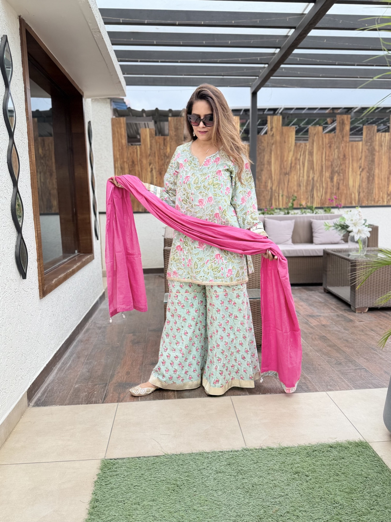 Sunhari Sharara Suit Set