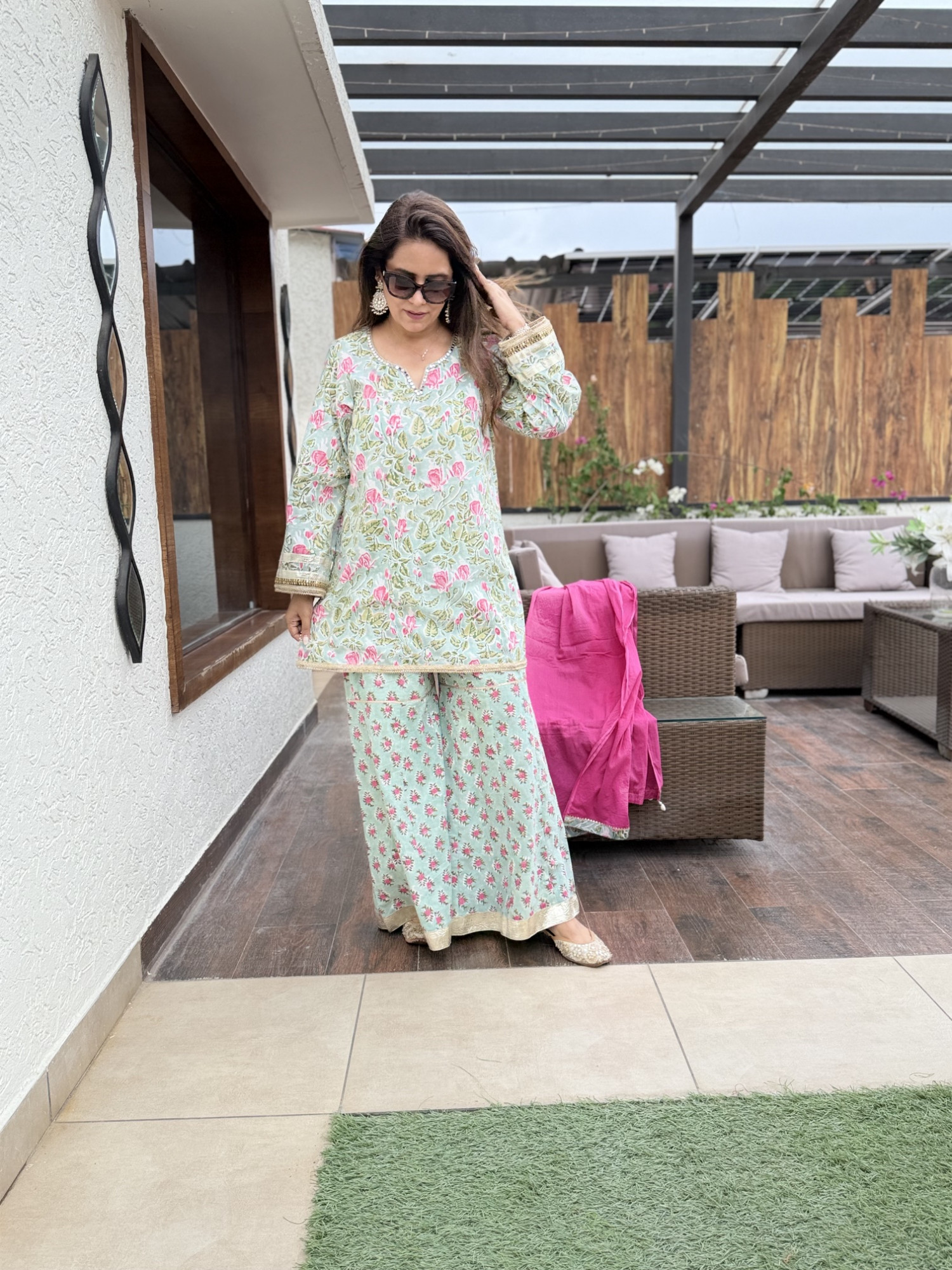 Sunhari Sharara Suit Set