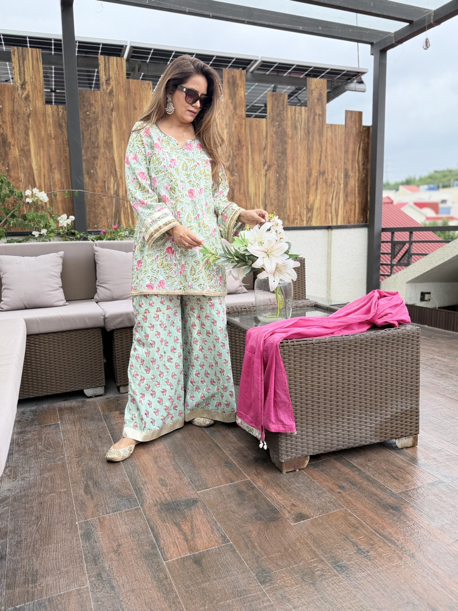 Sunhari Sharara Suit Set