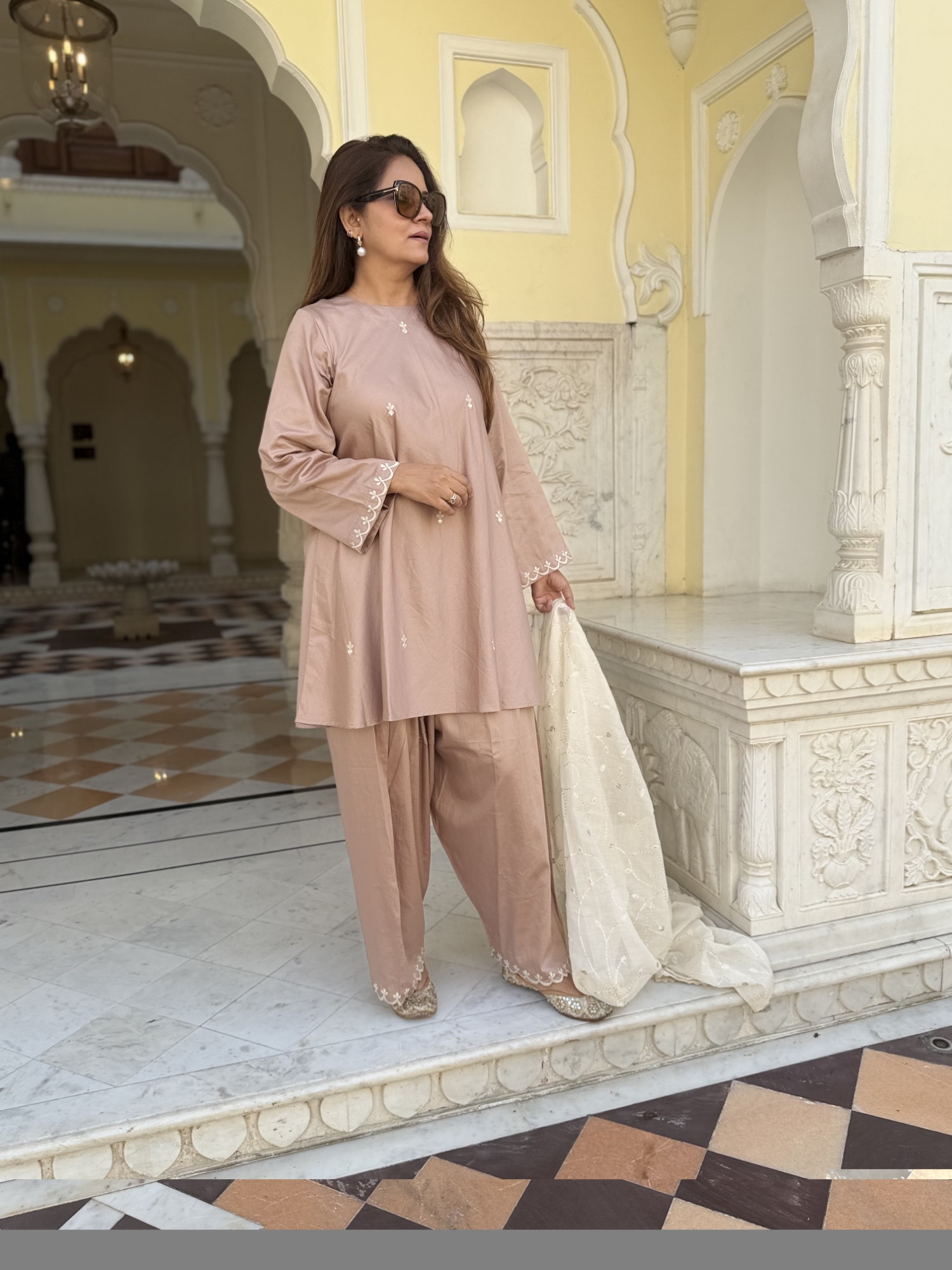 Cotton Grace Farshi Suit