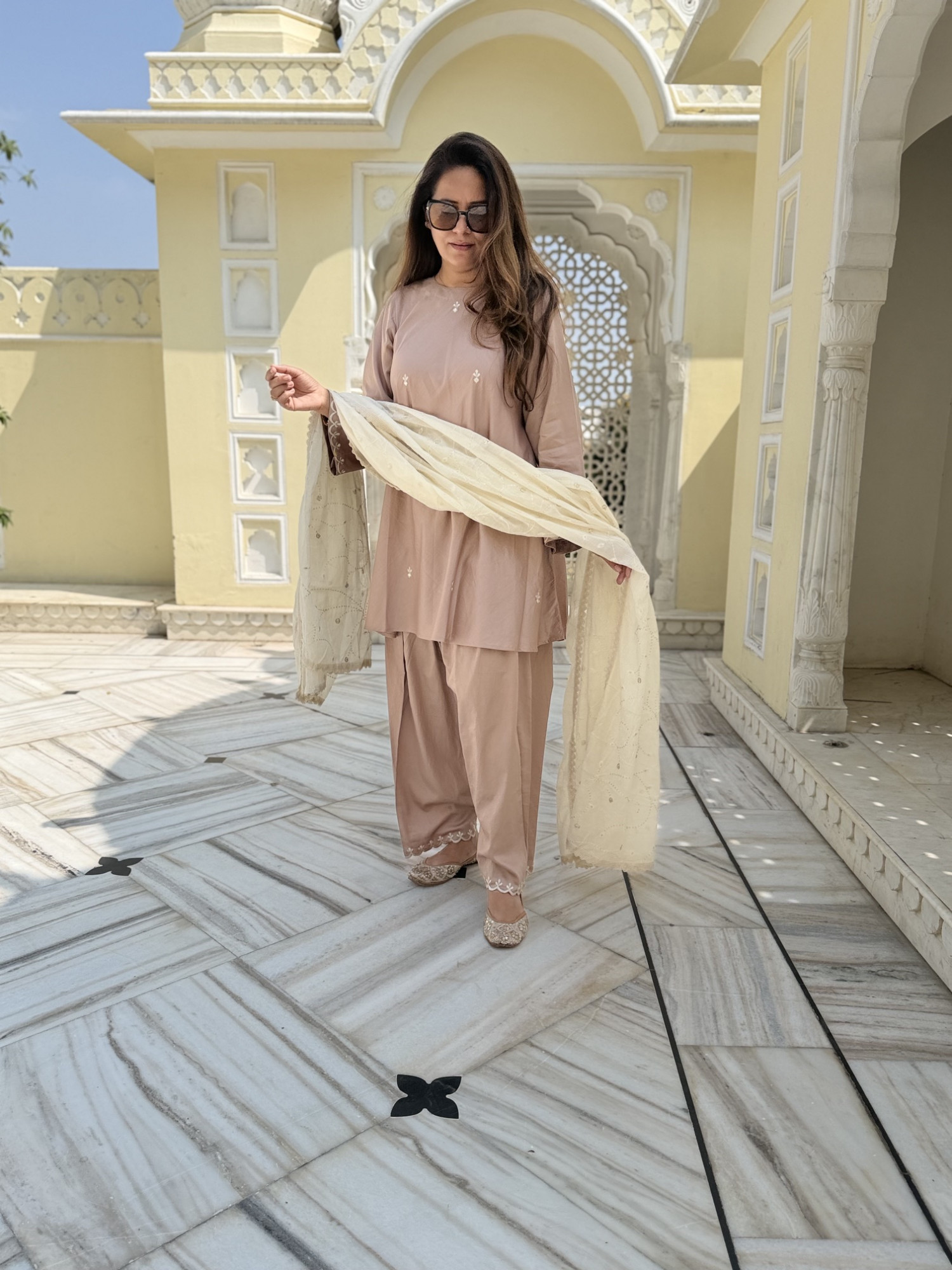 Cotton Grace Farshi Suit