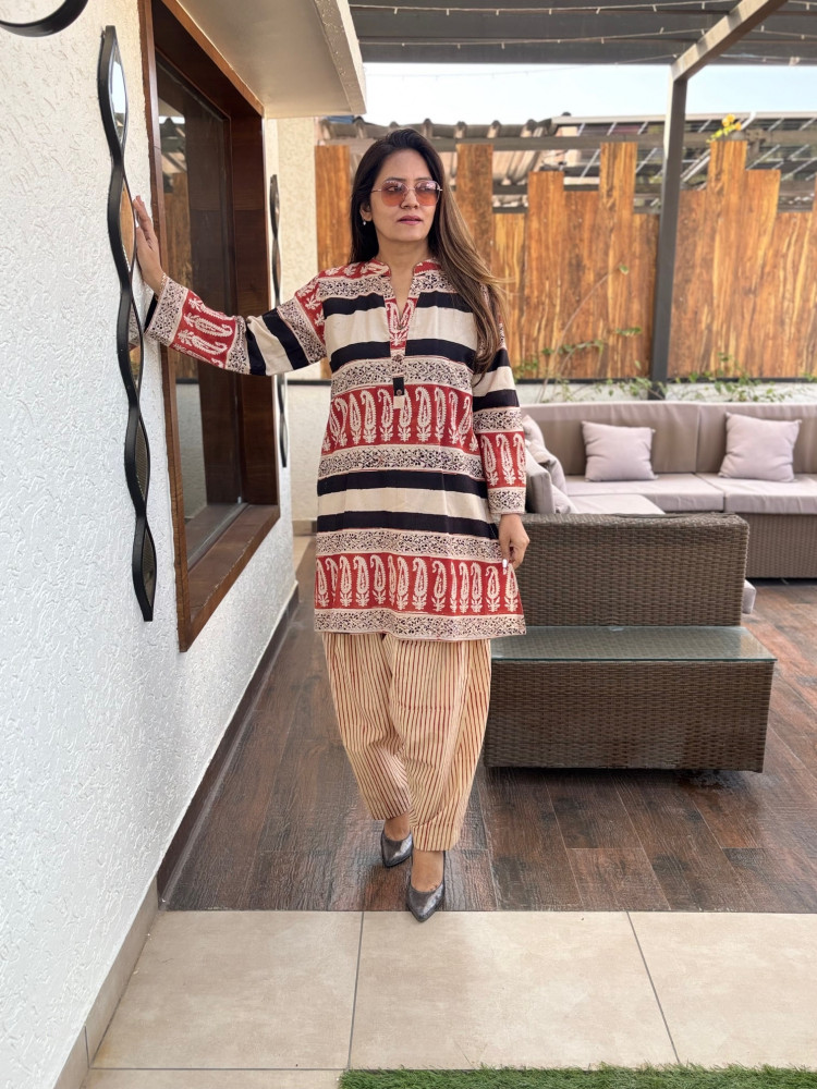 Image of Sarah Cotton Suit