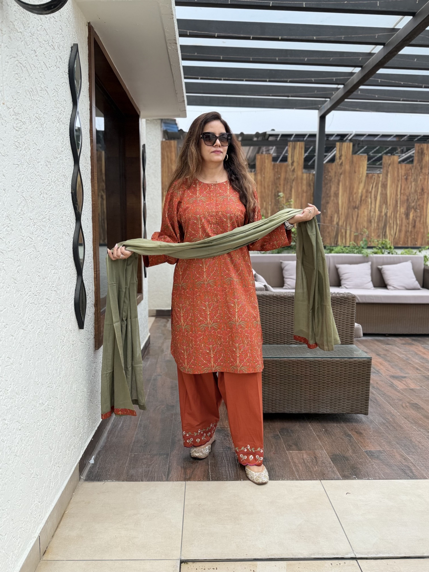 Zoya Cotton Suit
