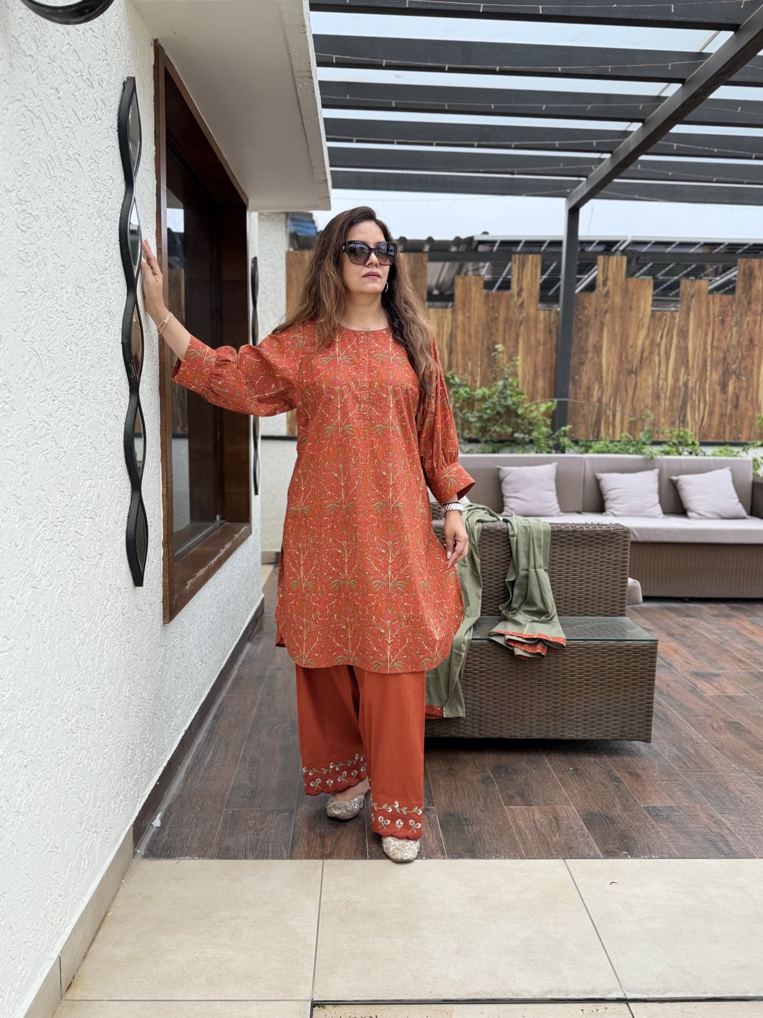 Zoya Cotton Suit