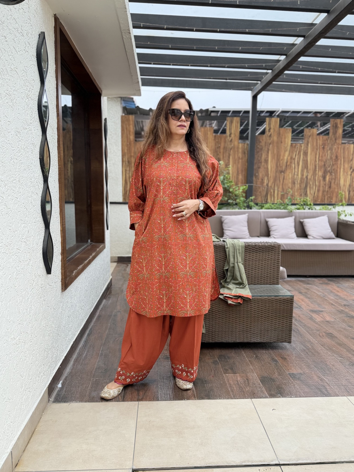 Zoya Cotton Suit