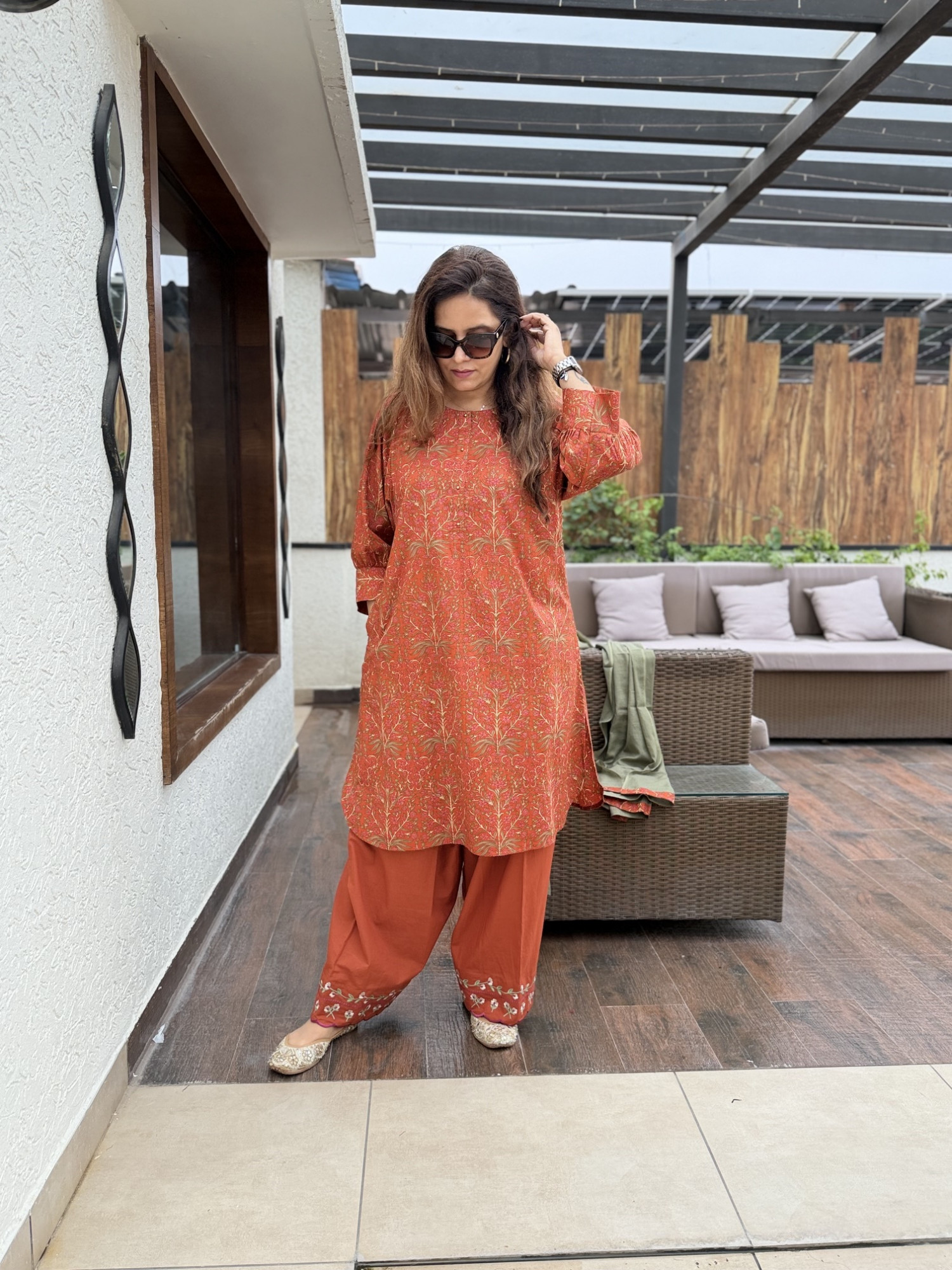 Zoya Cotton Suit