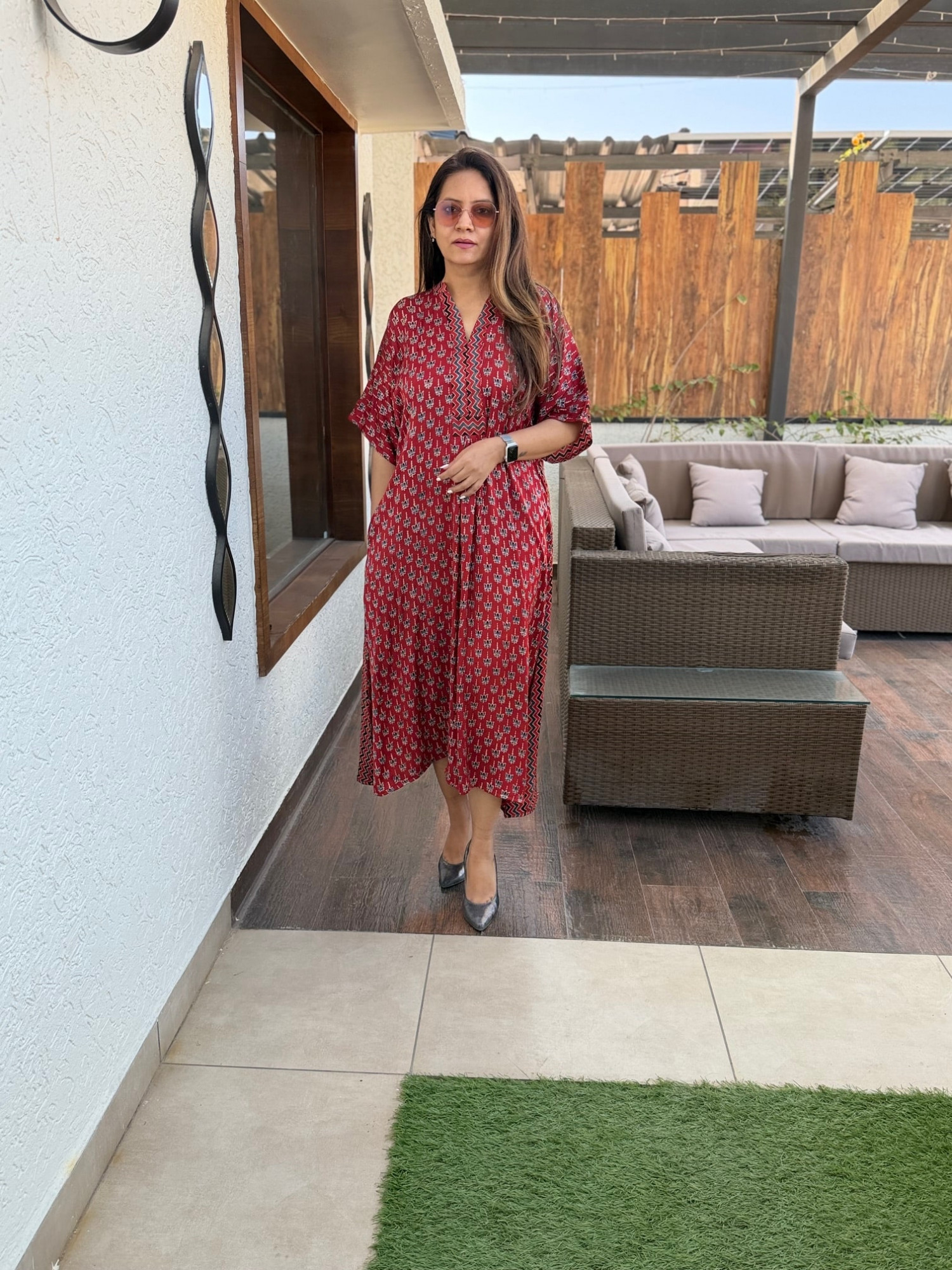 Mehek Modal Silk Dress