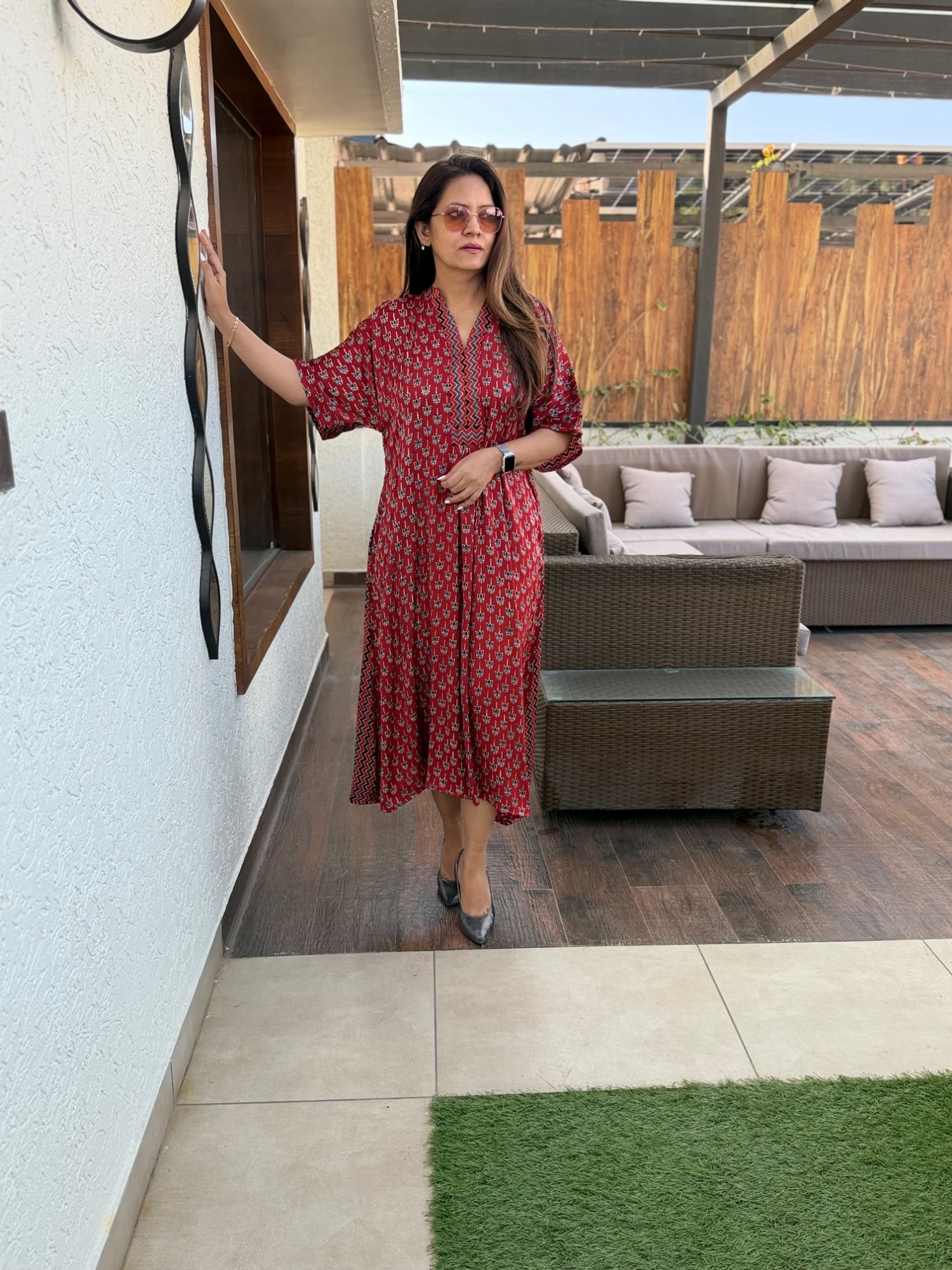 Mehek Modal Silk Dress