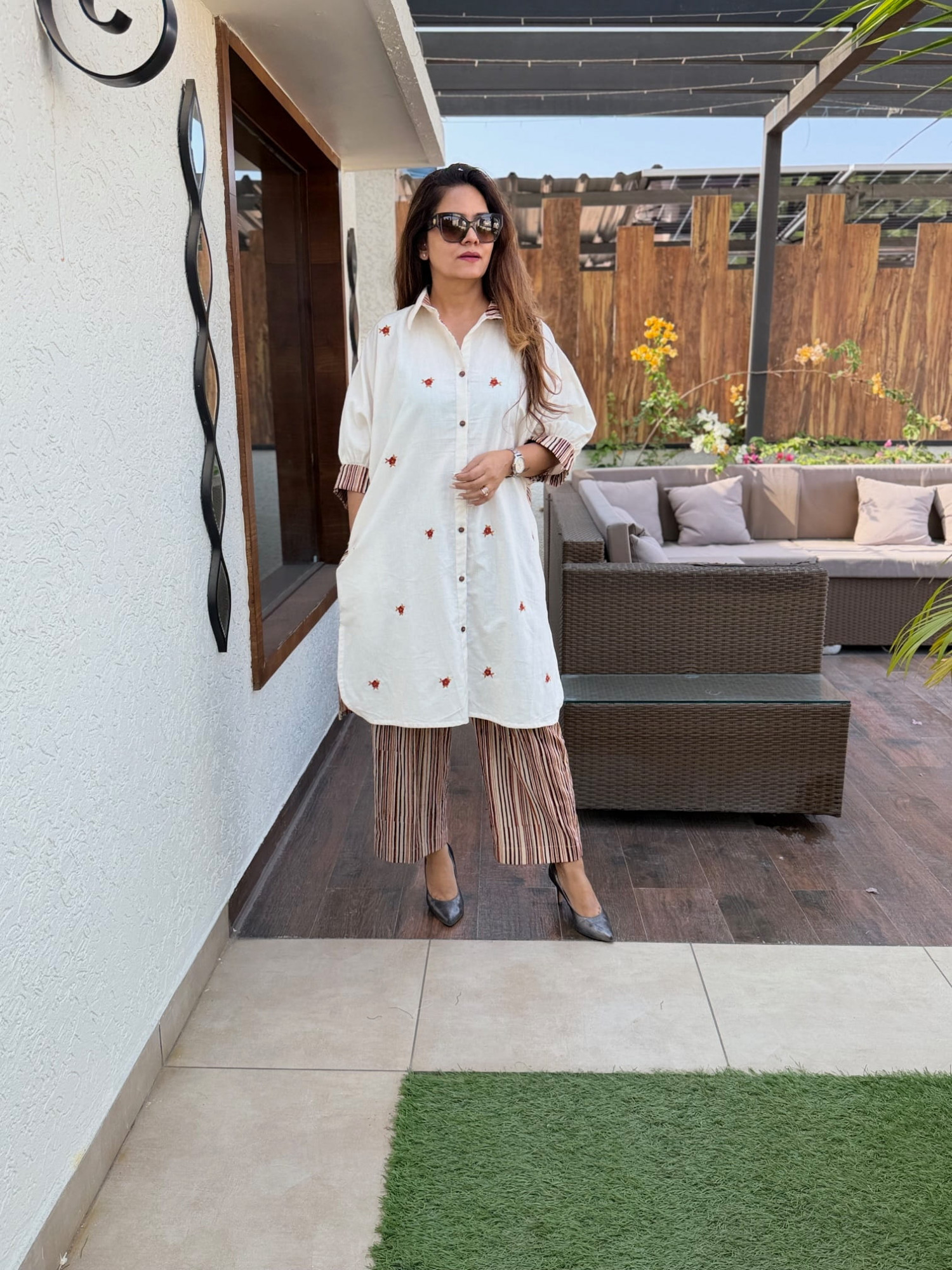 Fiza Embroidered Suit