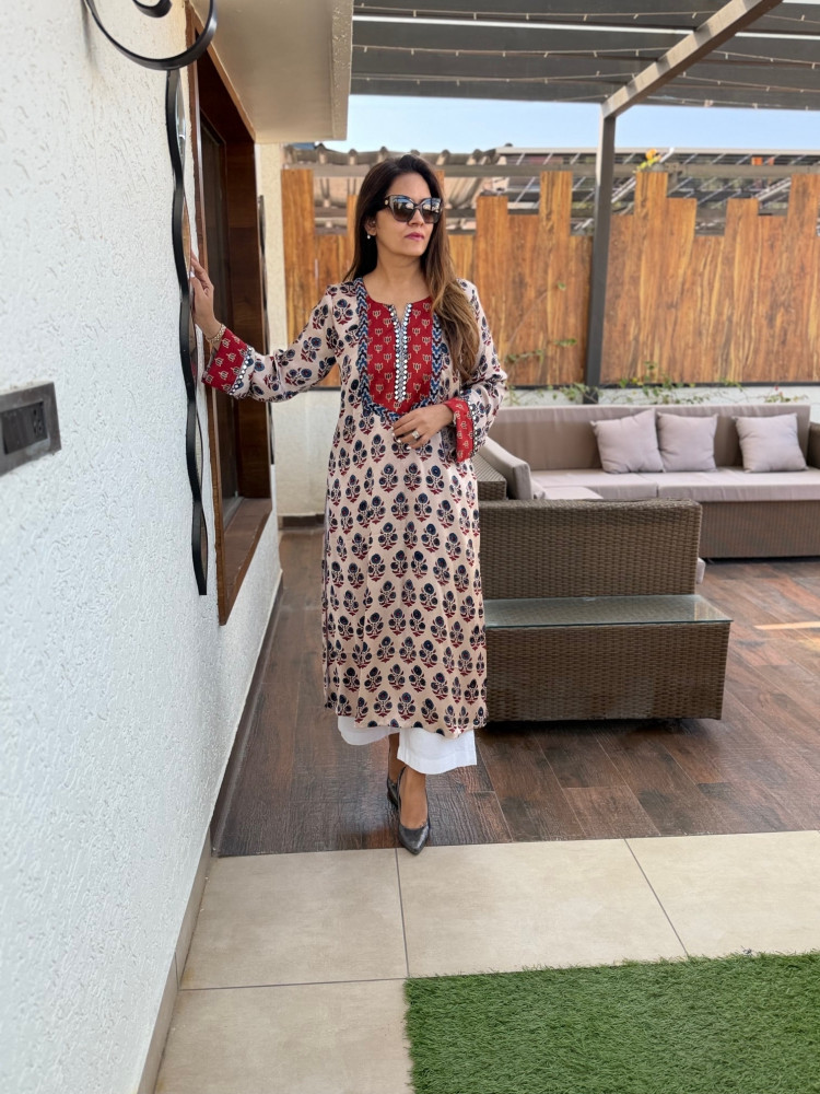 Image of Nikita Modal Silk Kurta