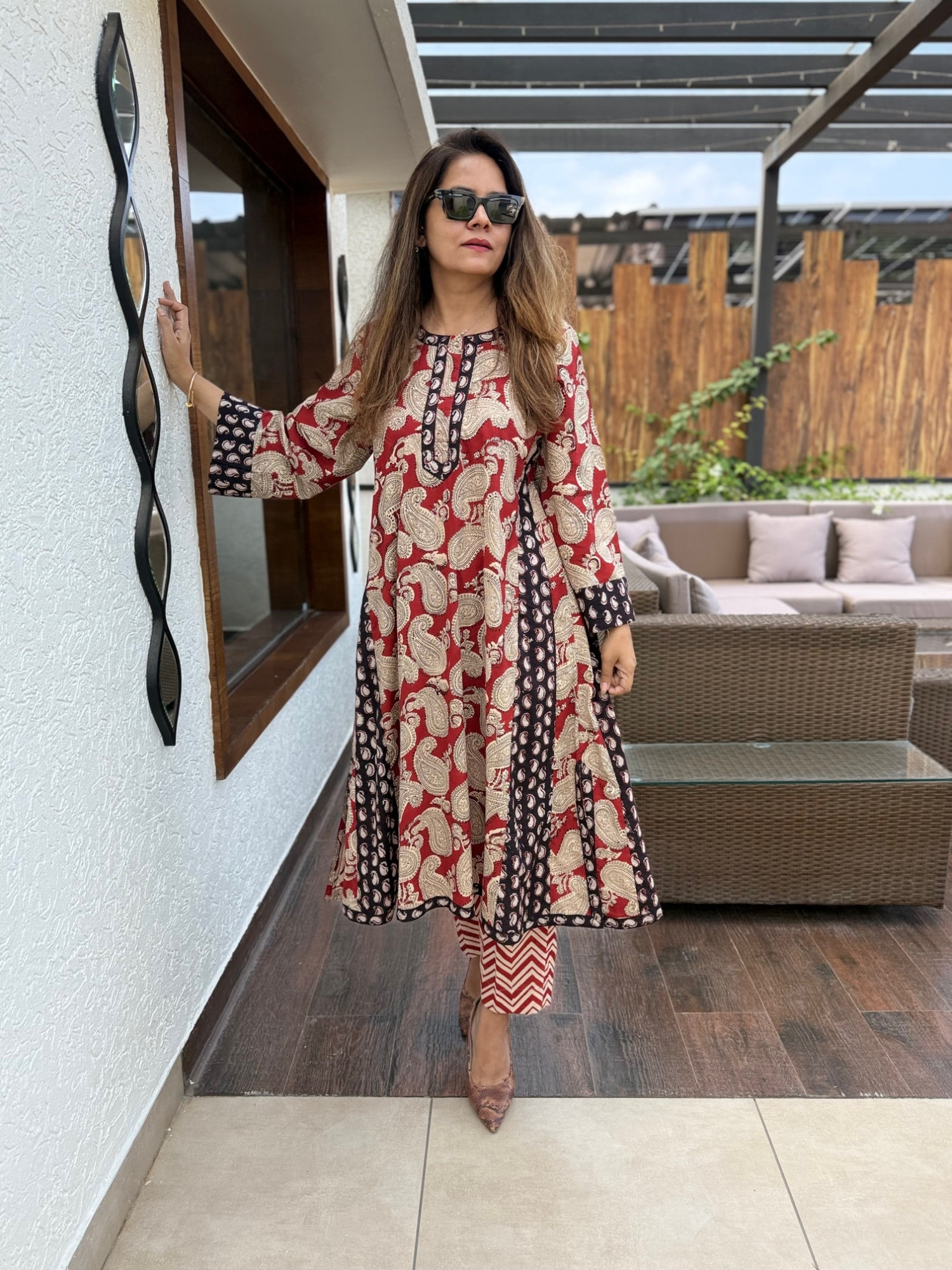 Madhubani Cotton Suit