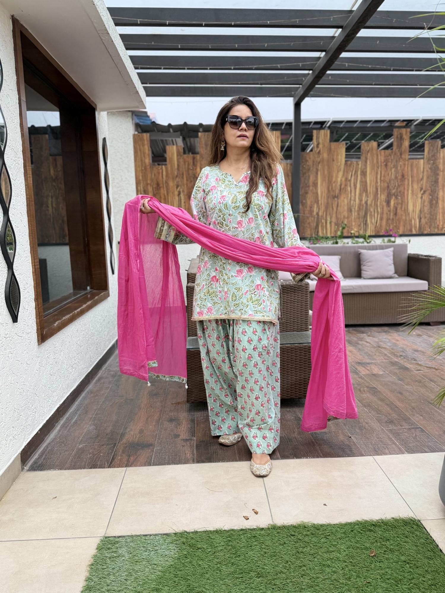 Nargis Cotton Suit