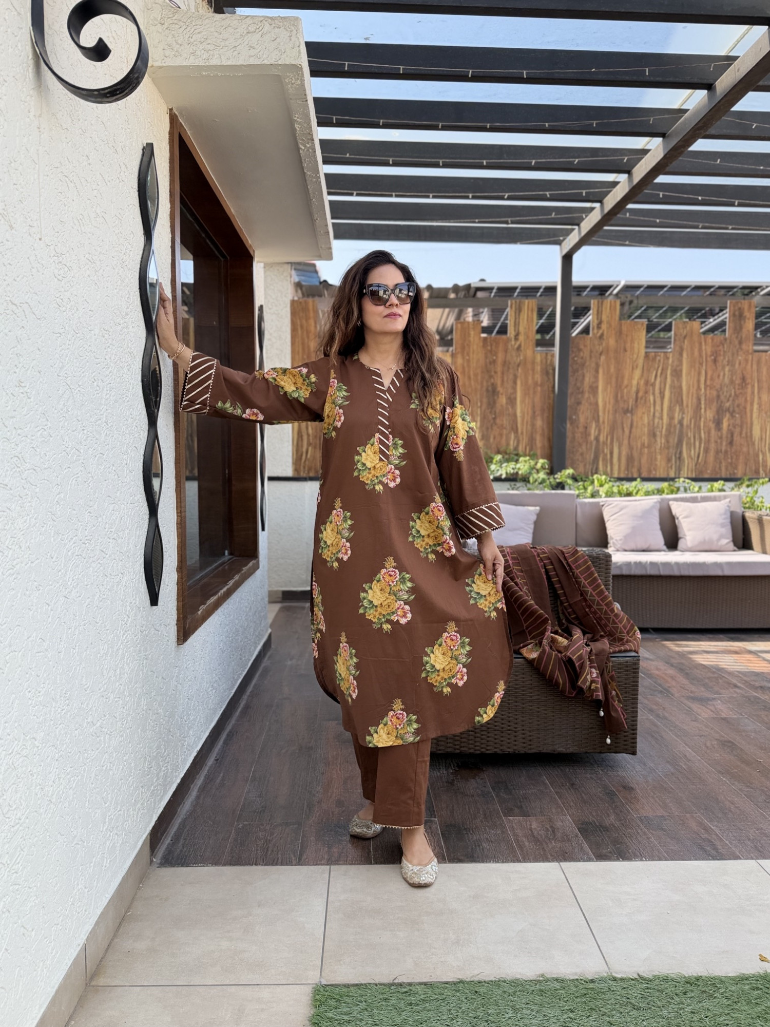 Green Blossom Suit