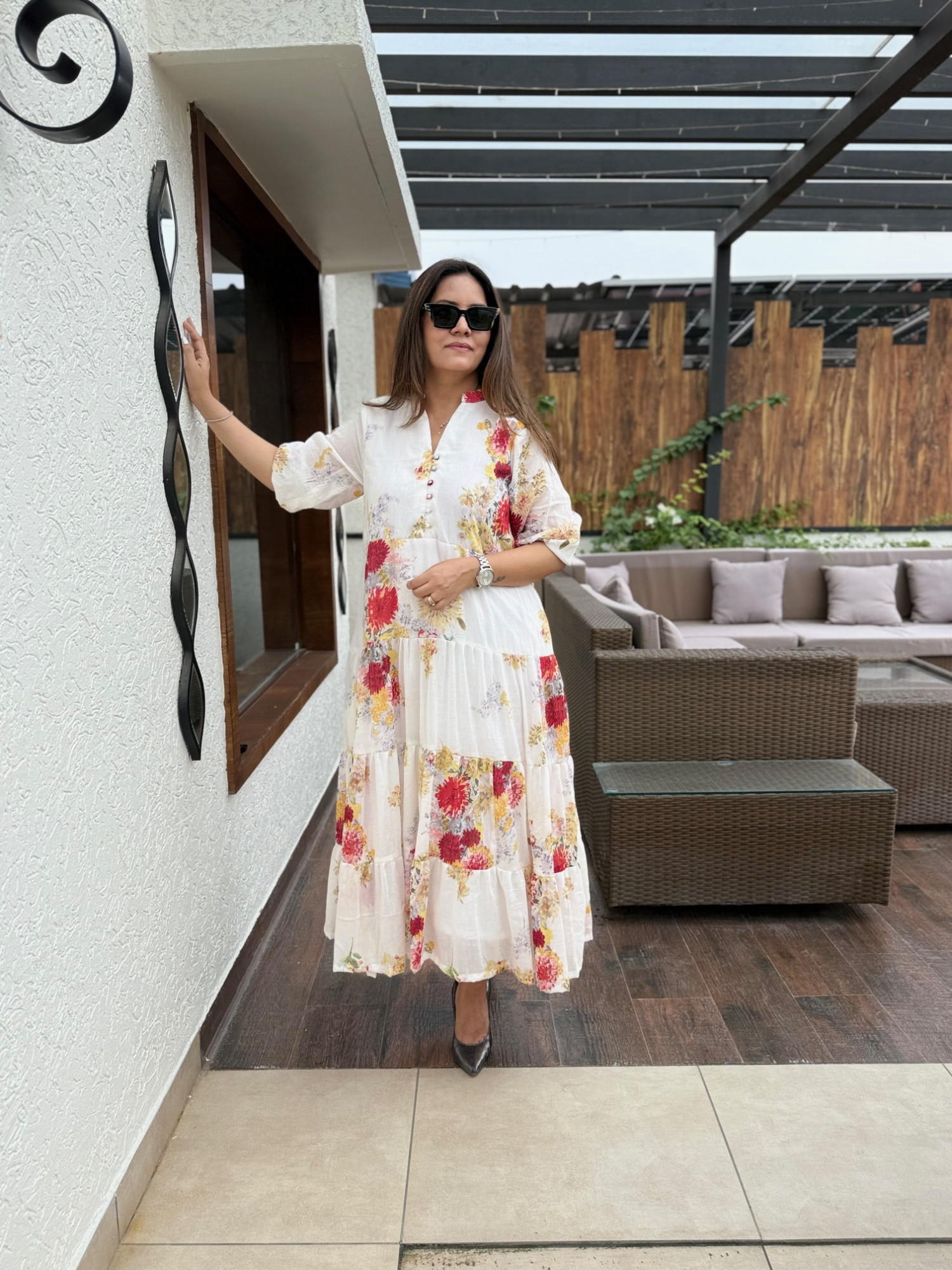 Anushka Floral Dress
