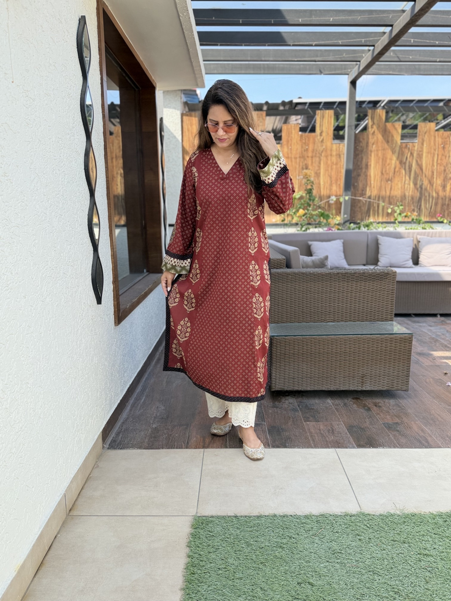 Amber Cotton Kurta