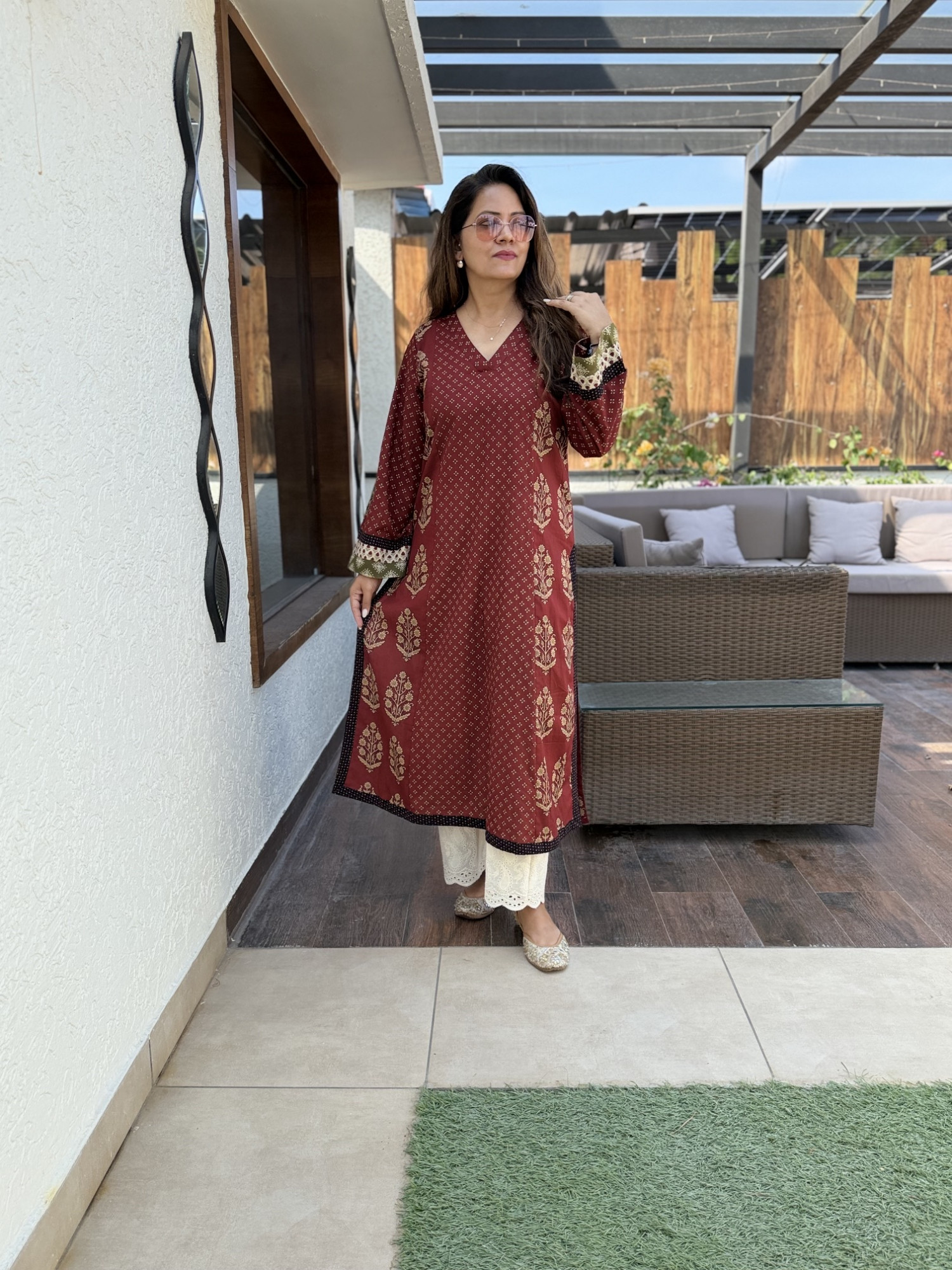 Amber Cotton Kurta