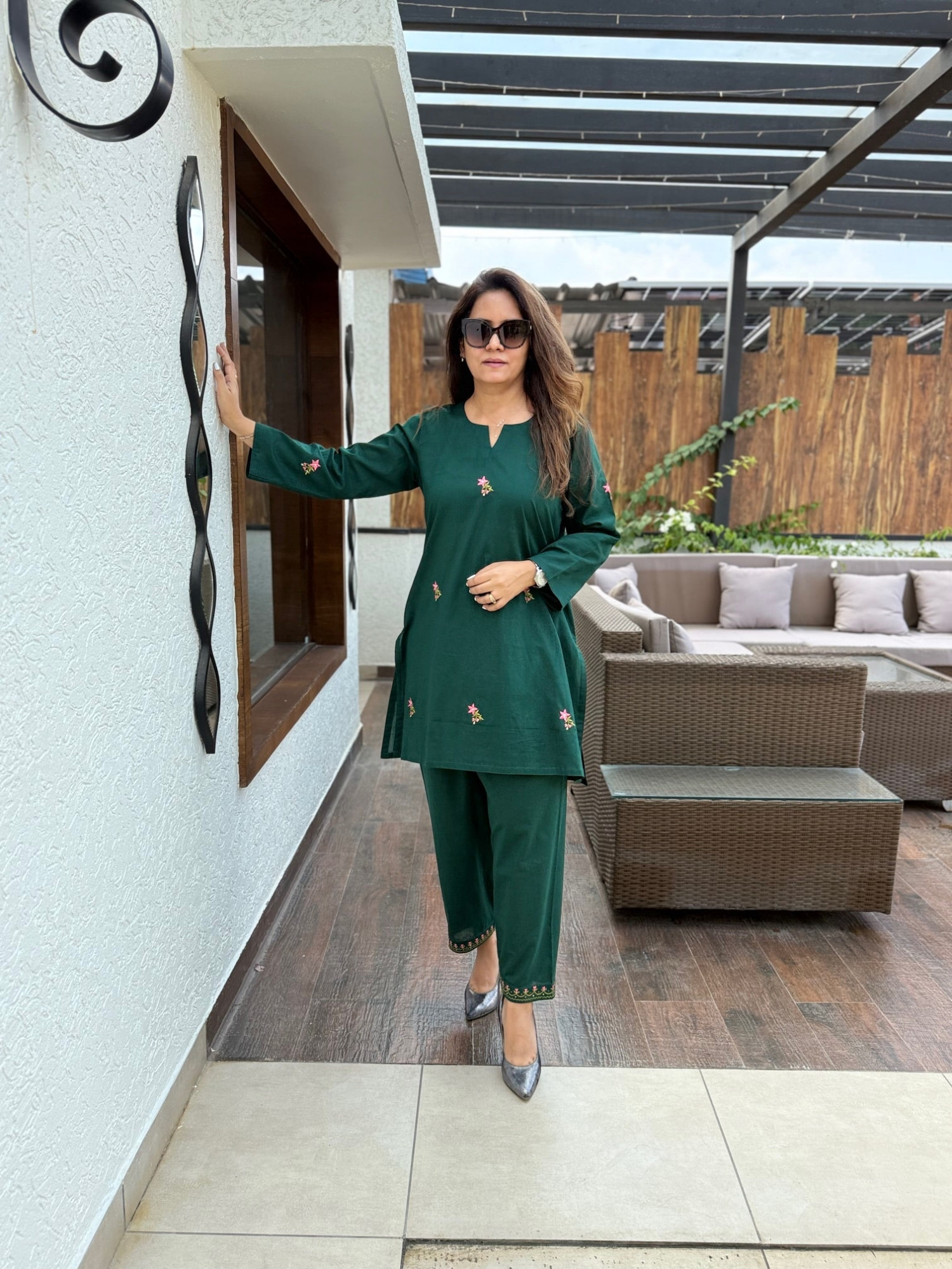 Heer Embroidered Co-ord Set