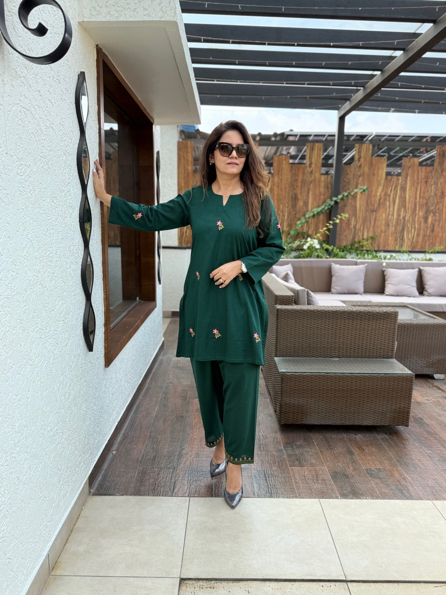 Heer Embroidered Co-ord Set