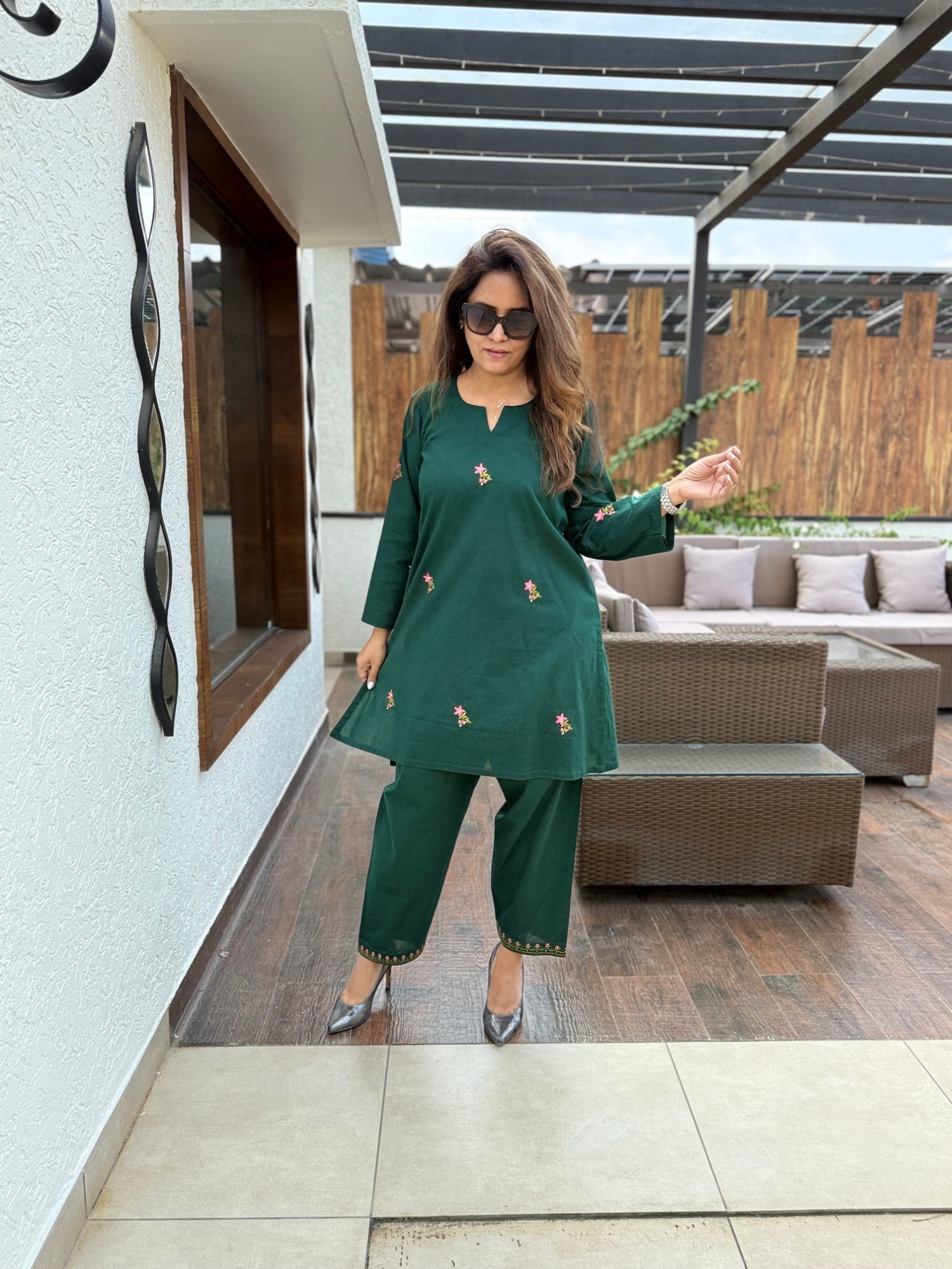 Heer Embroidered Co-ord Set