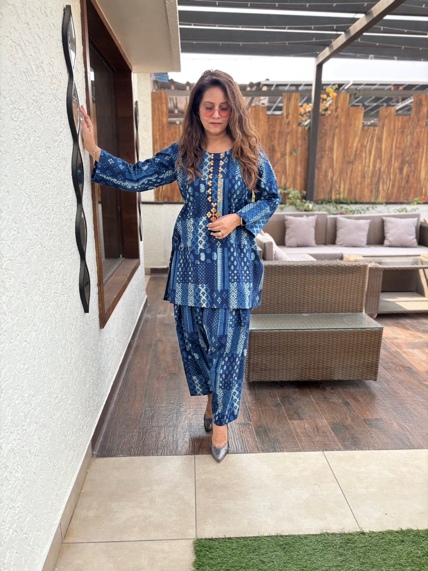 Falguni Cotton Co-ord Set