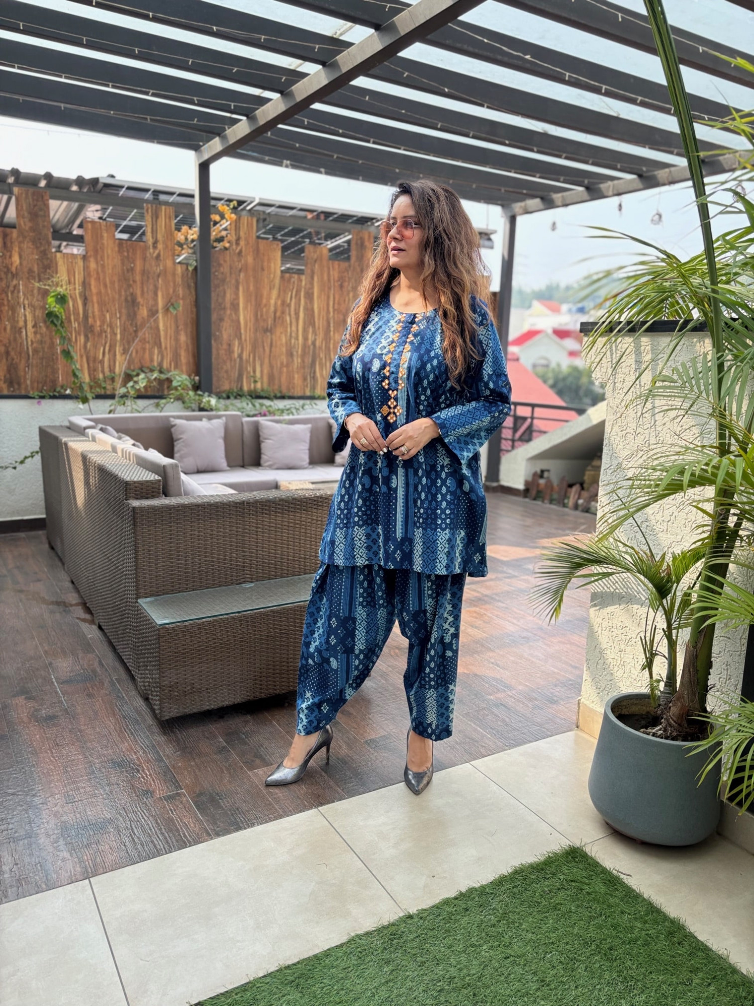 Falguni Cotton Co-ord Set