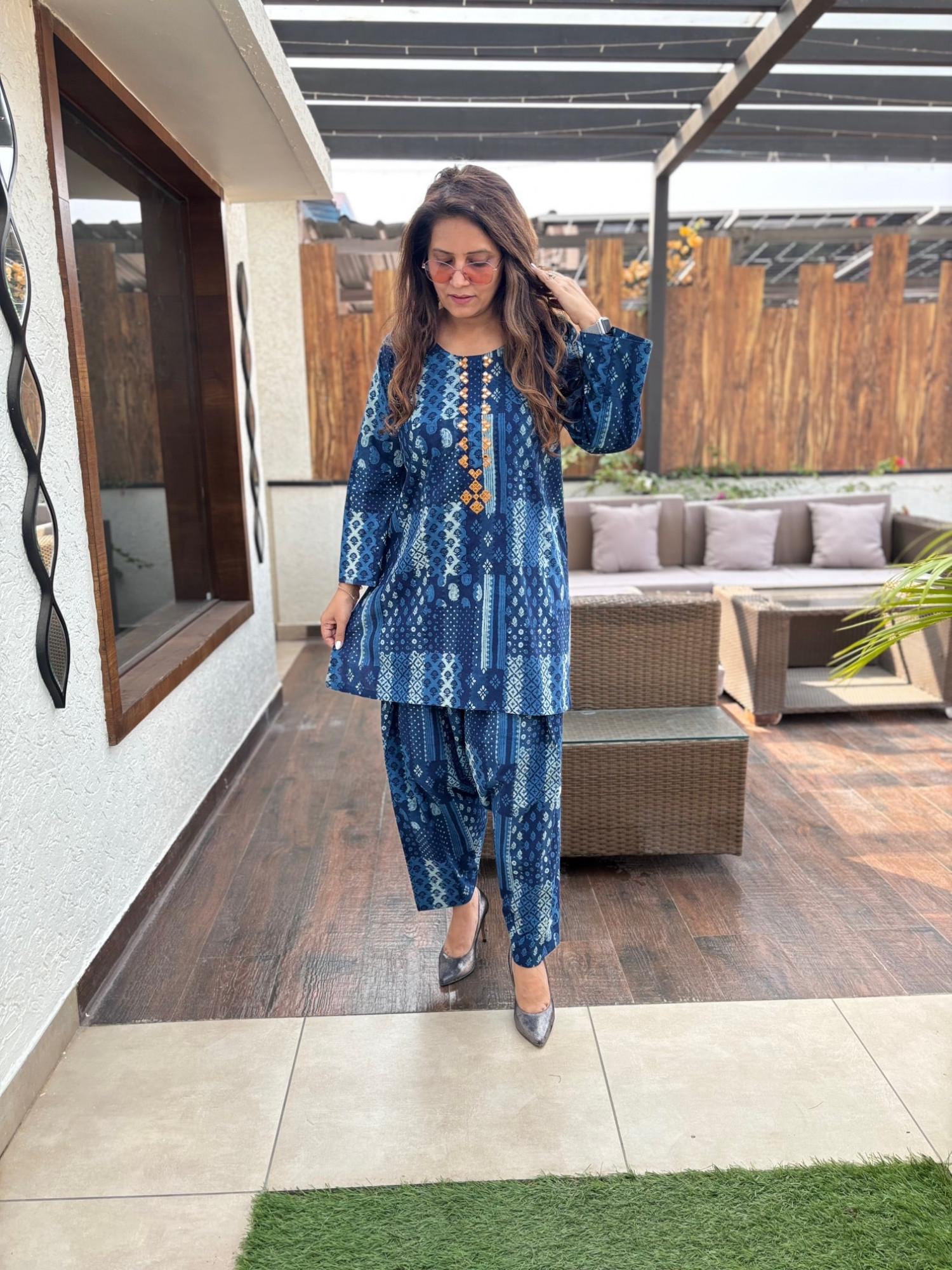 Falguni Cotton Co-ord Set