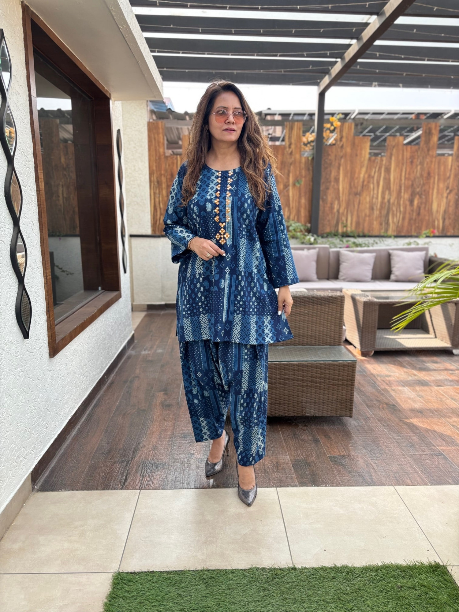 Falguni Cotton Co-ord Set