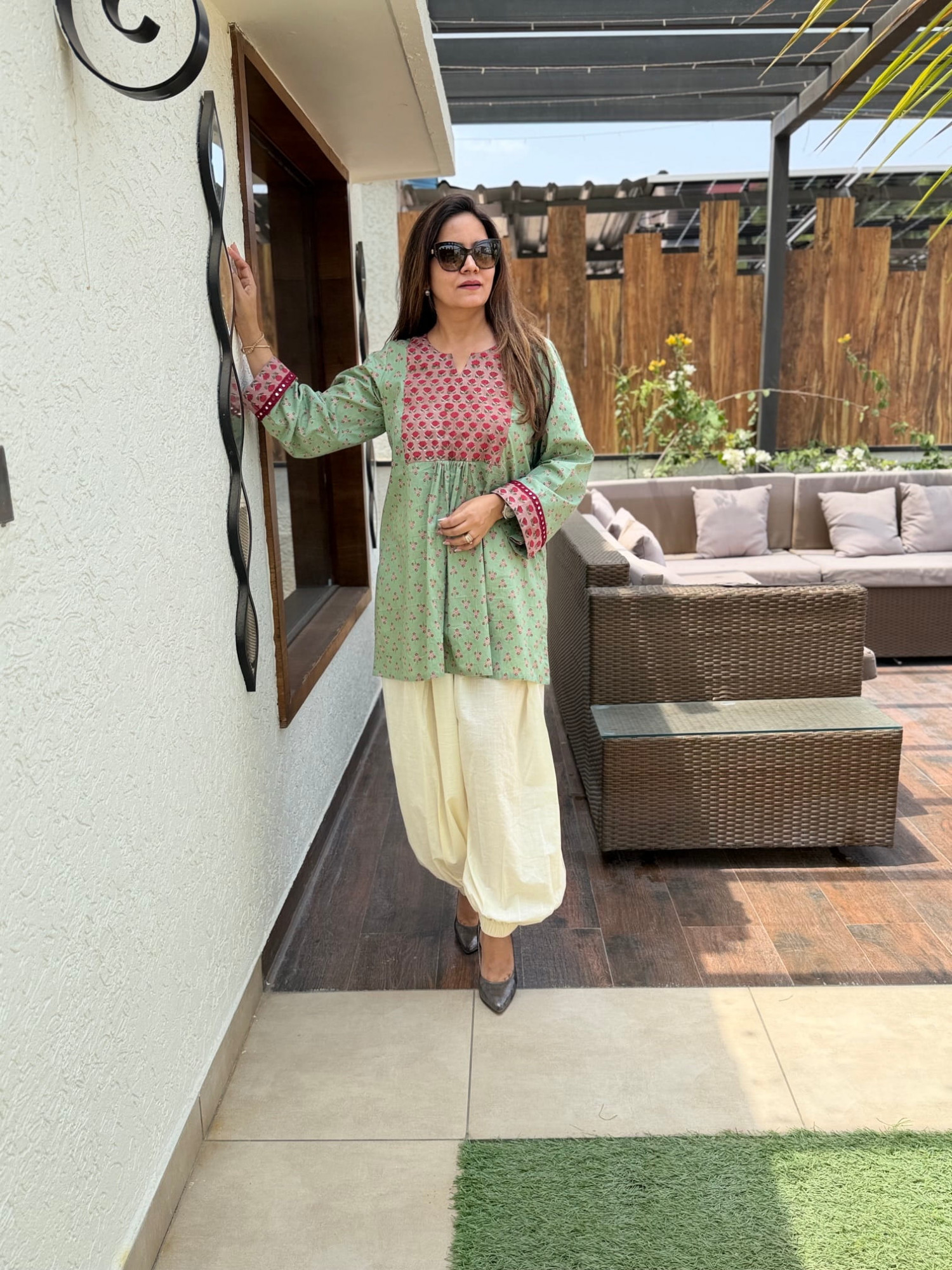 Gulmohar Cotton Kurti