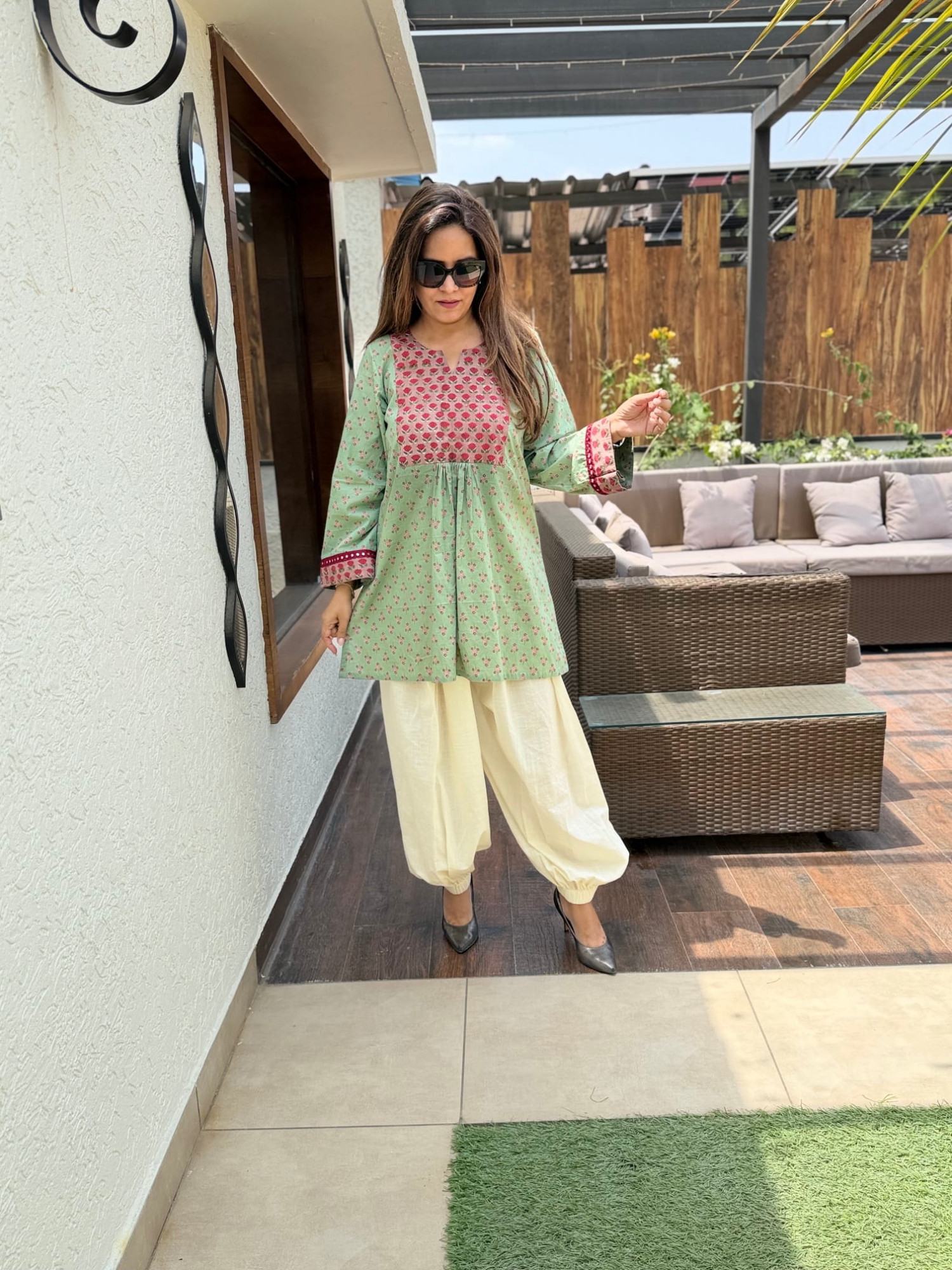 Gulmohar Cotton Kurti