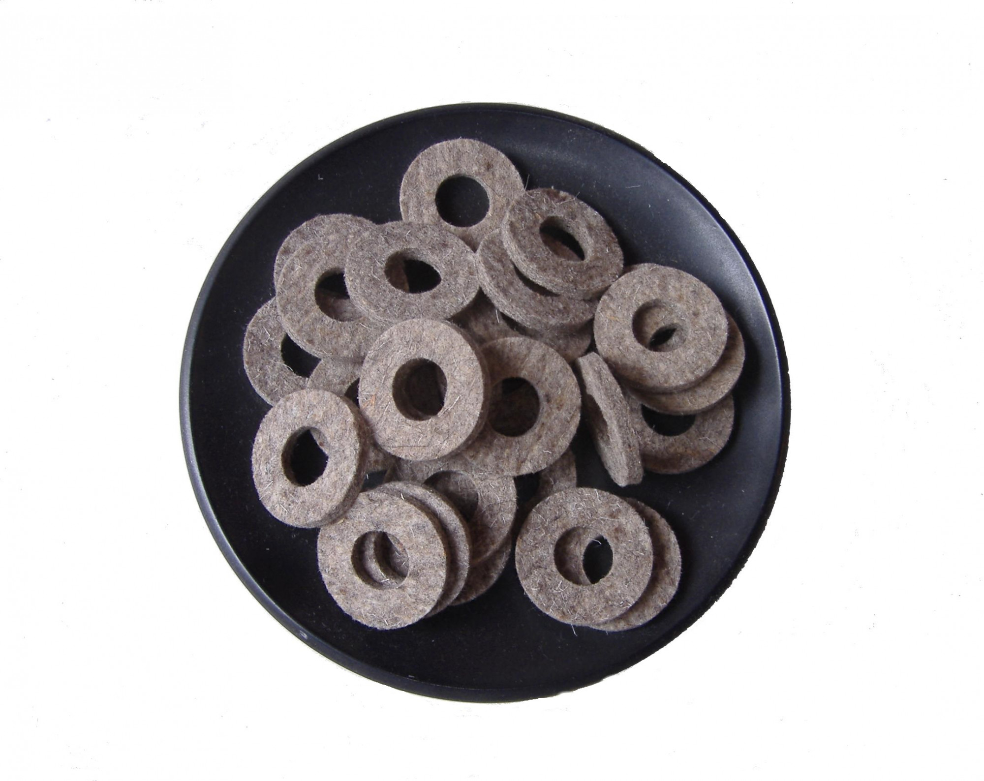 1 58 OD x 34 ID x 14 Thick Grey Medium Felt Washers 026 gmc3 - F-7 20 pcs