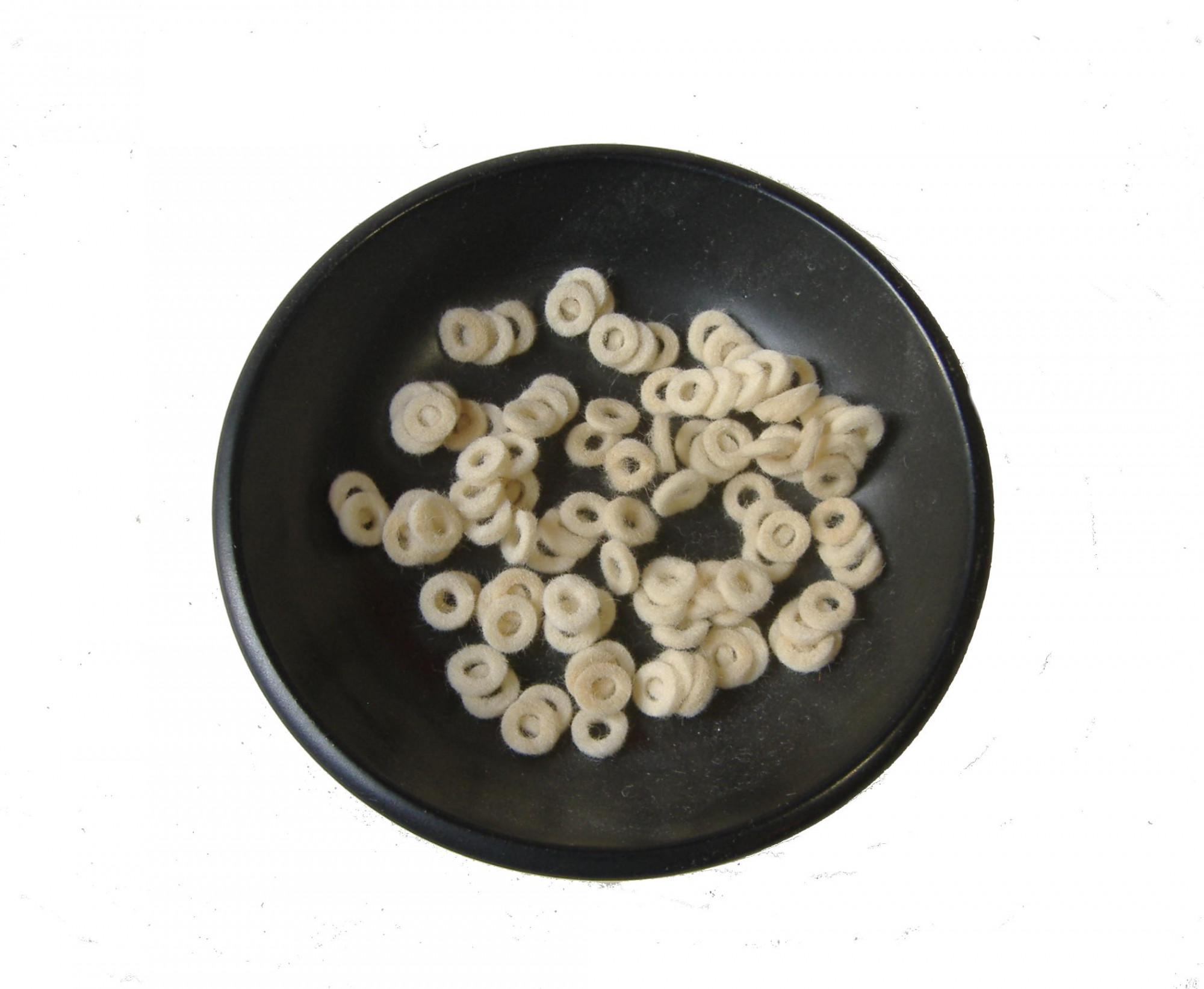 38 OD x 364 ID x 116 Thick Off-White Soft Felt Washers 020 gmc3 - F-10  100 pcs