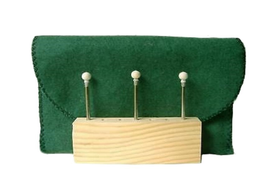 Ball-14H-6 14 dia x 14 long x 18 Stainless Steel Shank Ball Felt Bobs in hard density